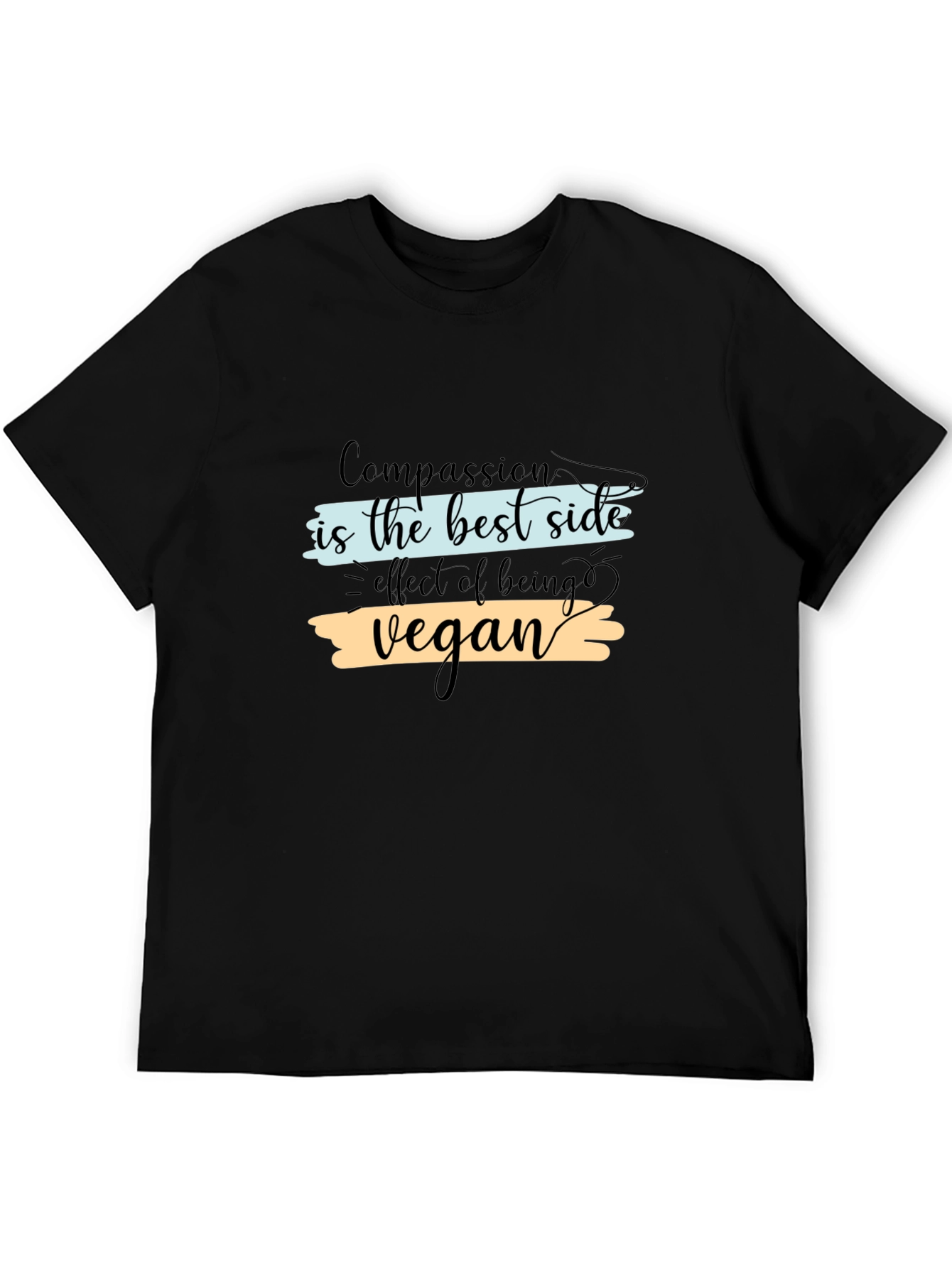 Vegan Compassion Black T-Shirt