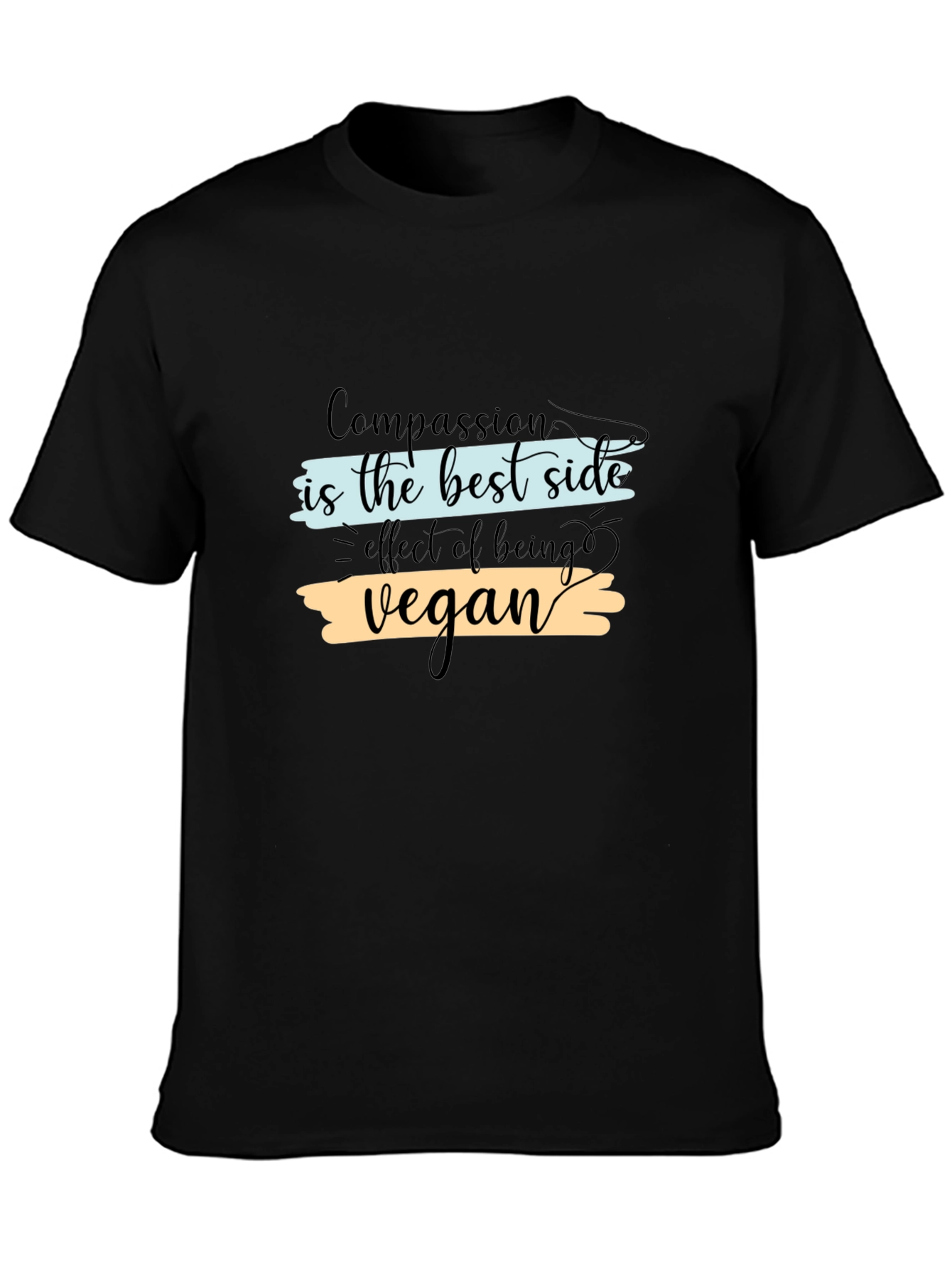 Vegan Compassion Black T-Shirt
