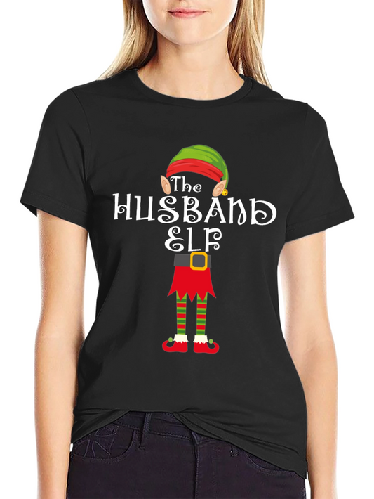 Husband Elf T-Shirt - Holiday Cheer