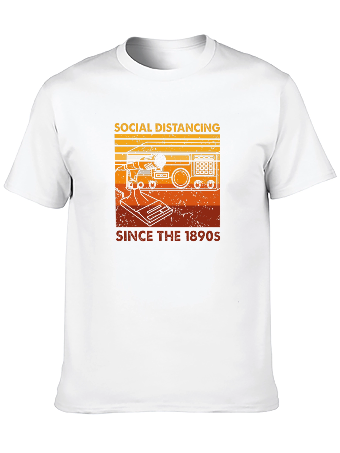 Social Distancing Since 1890s Graphic T-Shirt