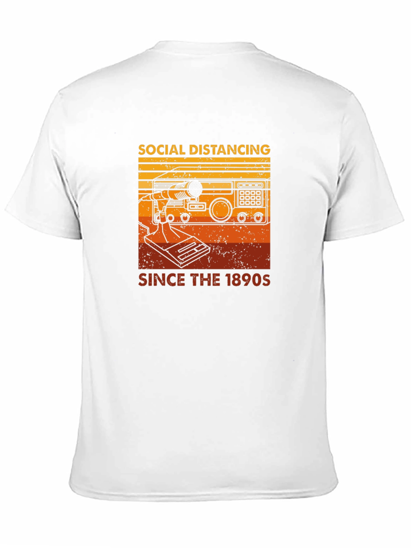 Social Distancing Since 1890s Graphic T-Shirt