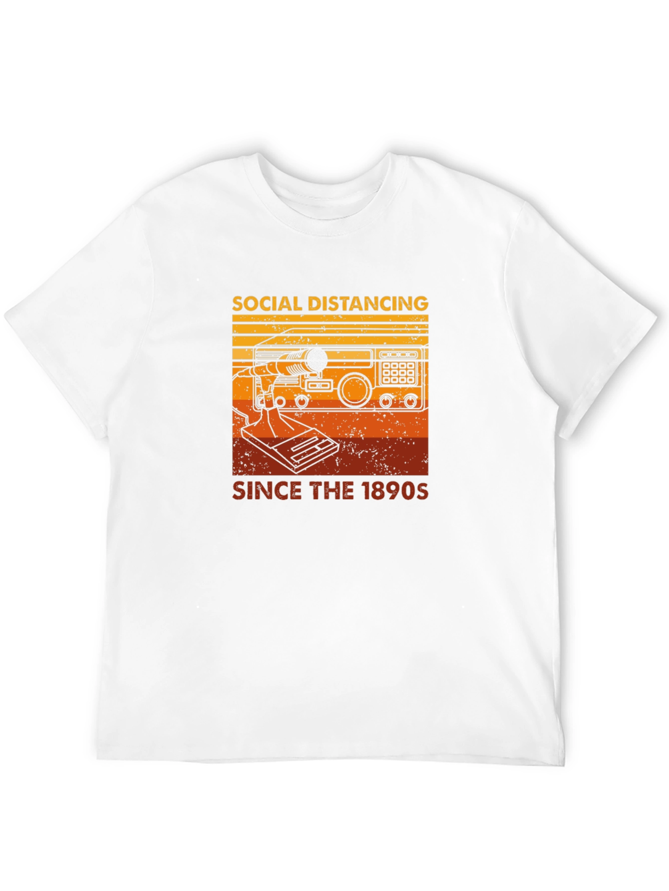 Social Distancing Since 1890s Graphic T-Shirt