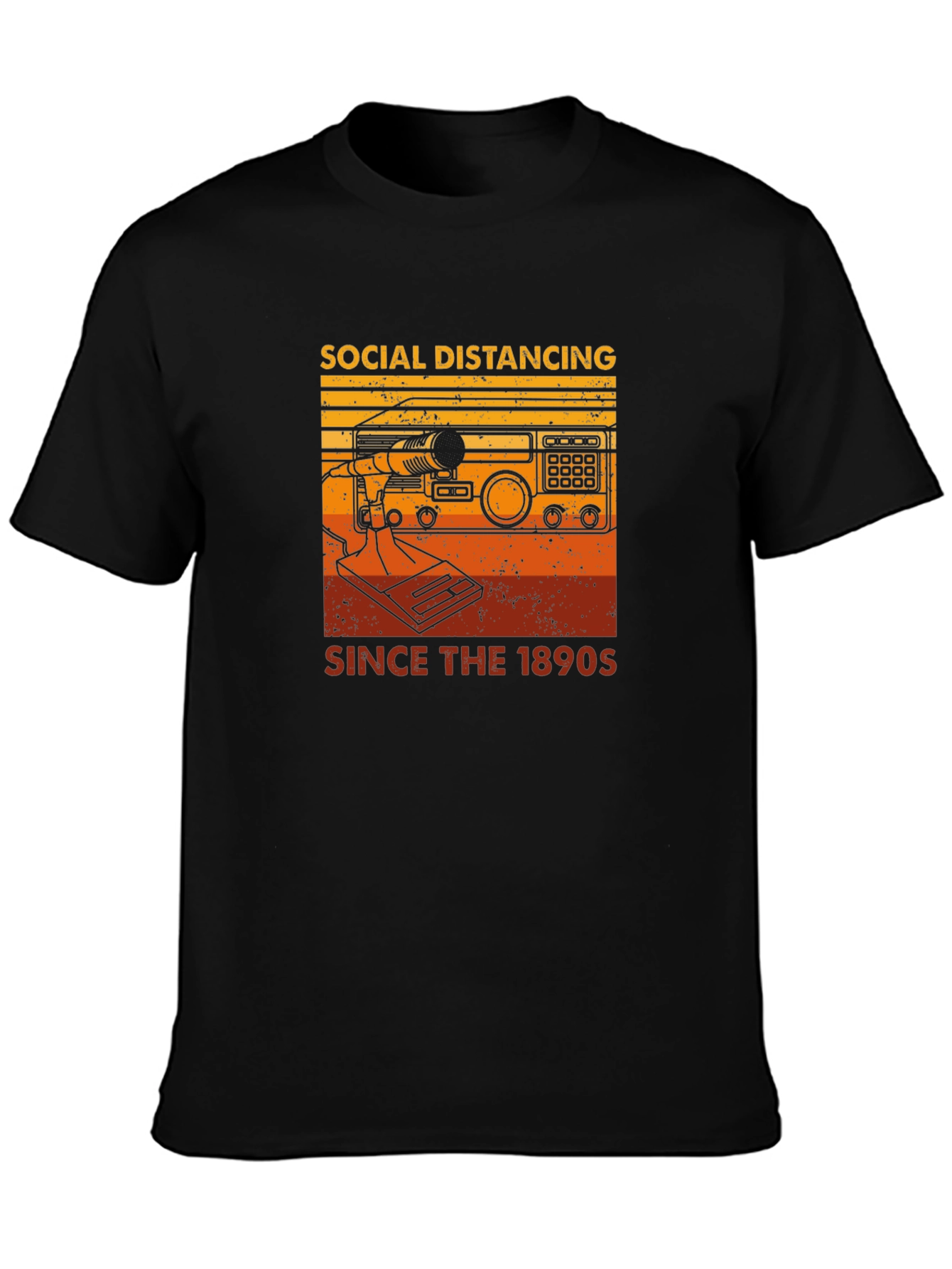 Social Distancing Since 1890s Graphic T-Shirt
