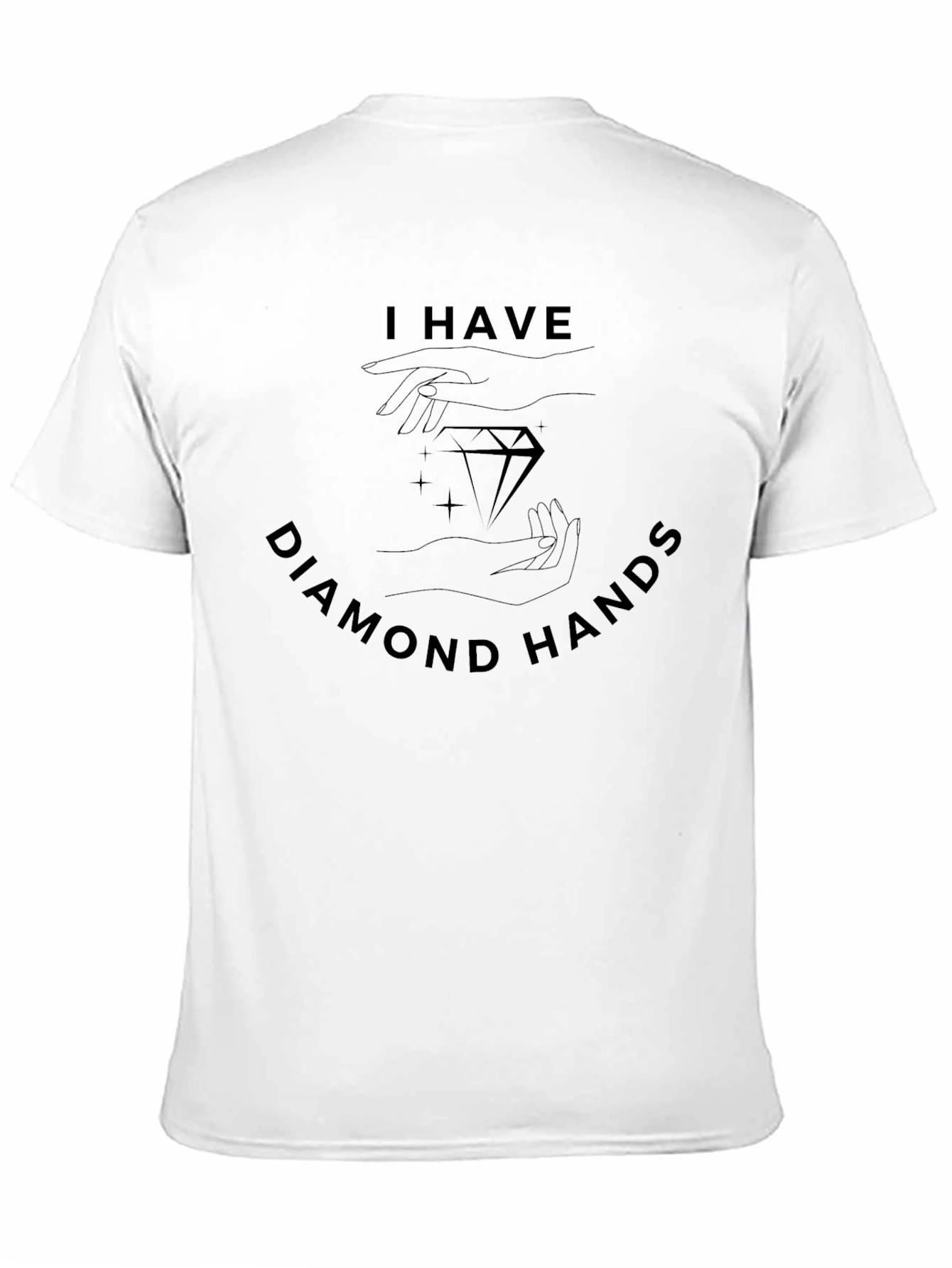 Diamond Hands Graphic Tee - Black