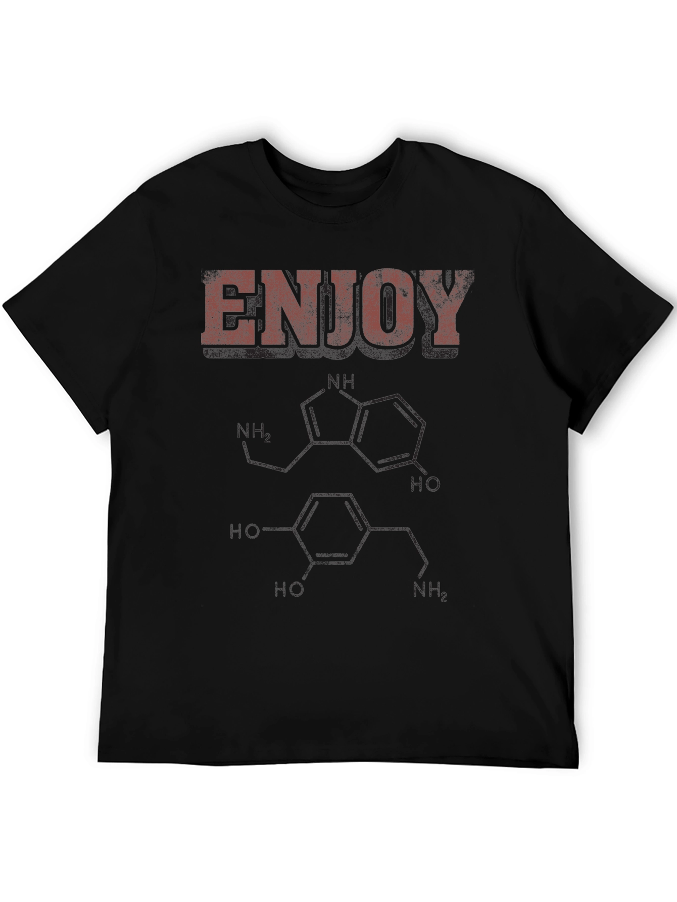 Enjoy Serotonin Molecule Graphic T-Shirt
