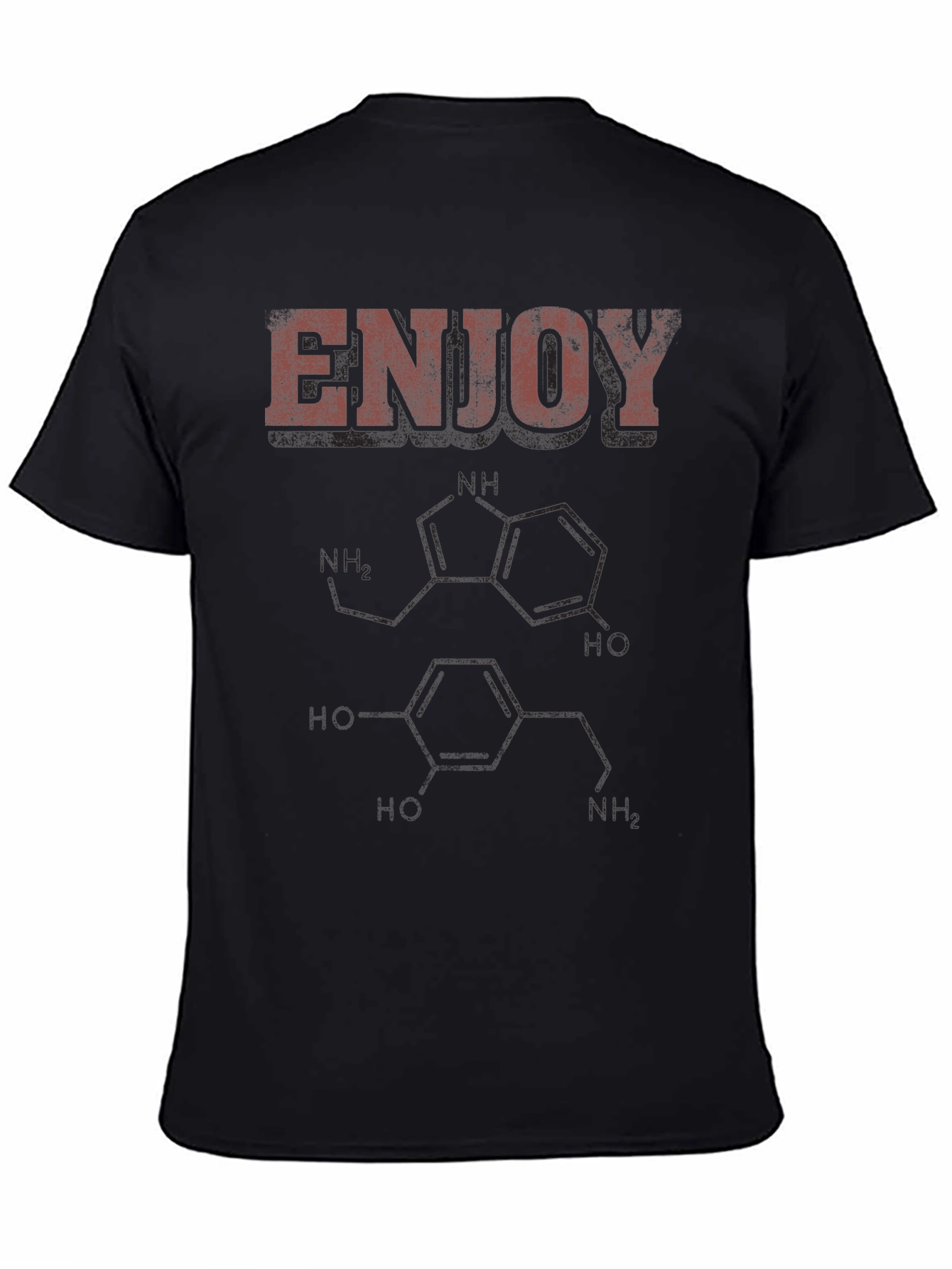 Enjoy Serotonin Molecule Graphic T-Shirt