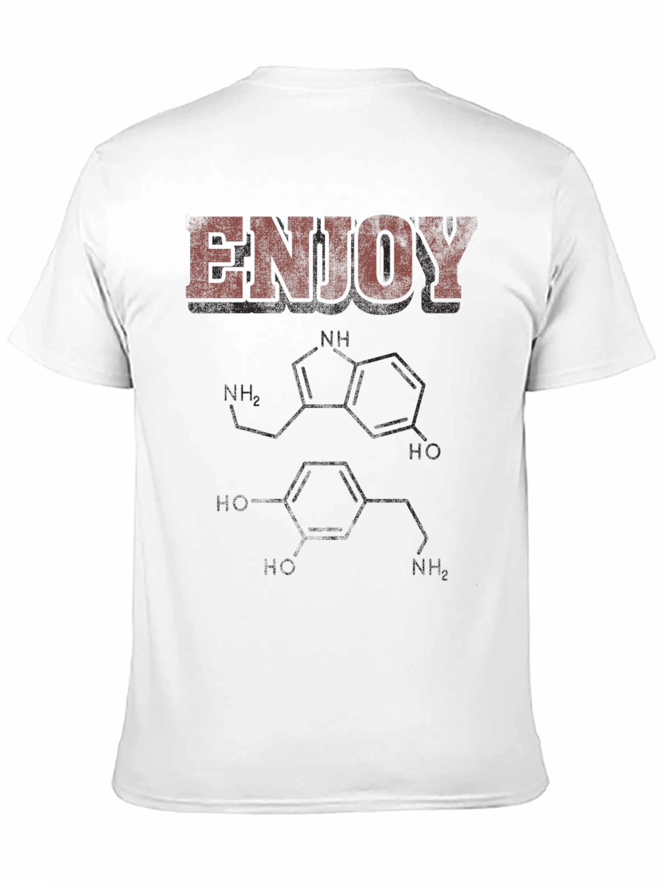Enjoy Serotonin Molecule Graphic T-Shirt