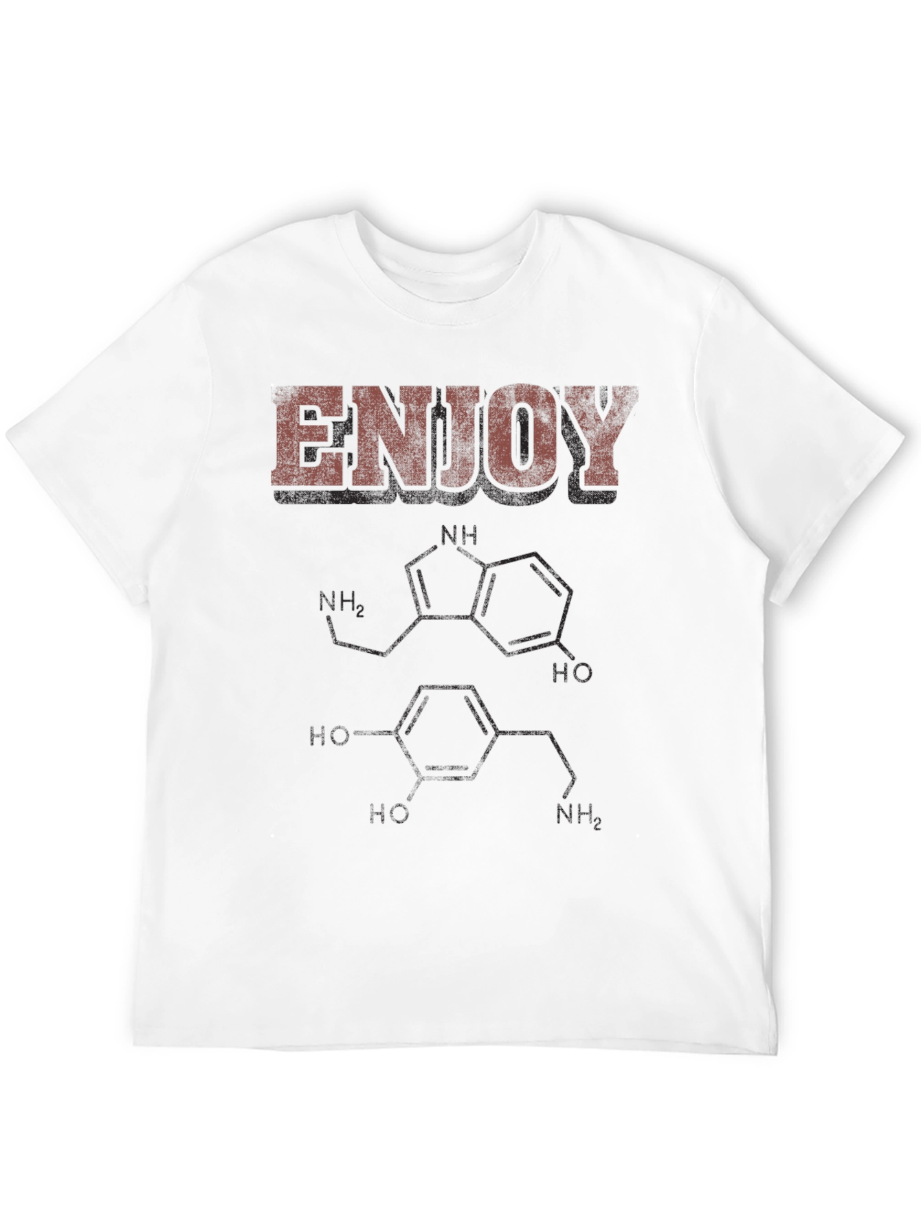 Enjoy Serotonin Molecule Graphic T-Shirt