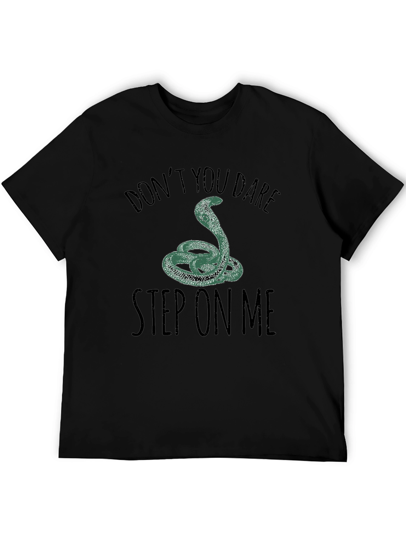 Dont Step On Me Graphic Tee - Black