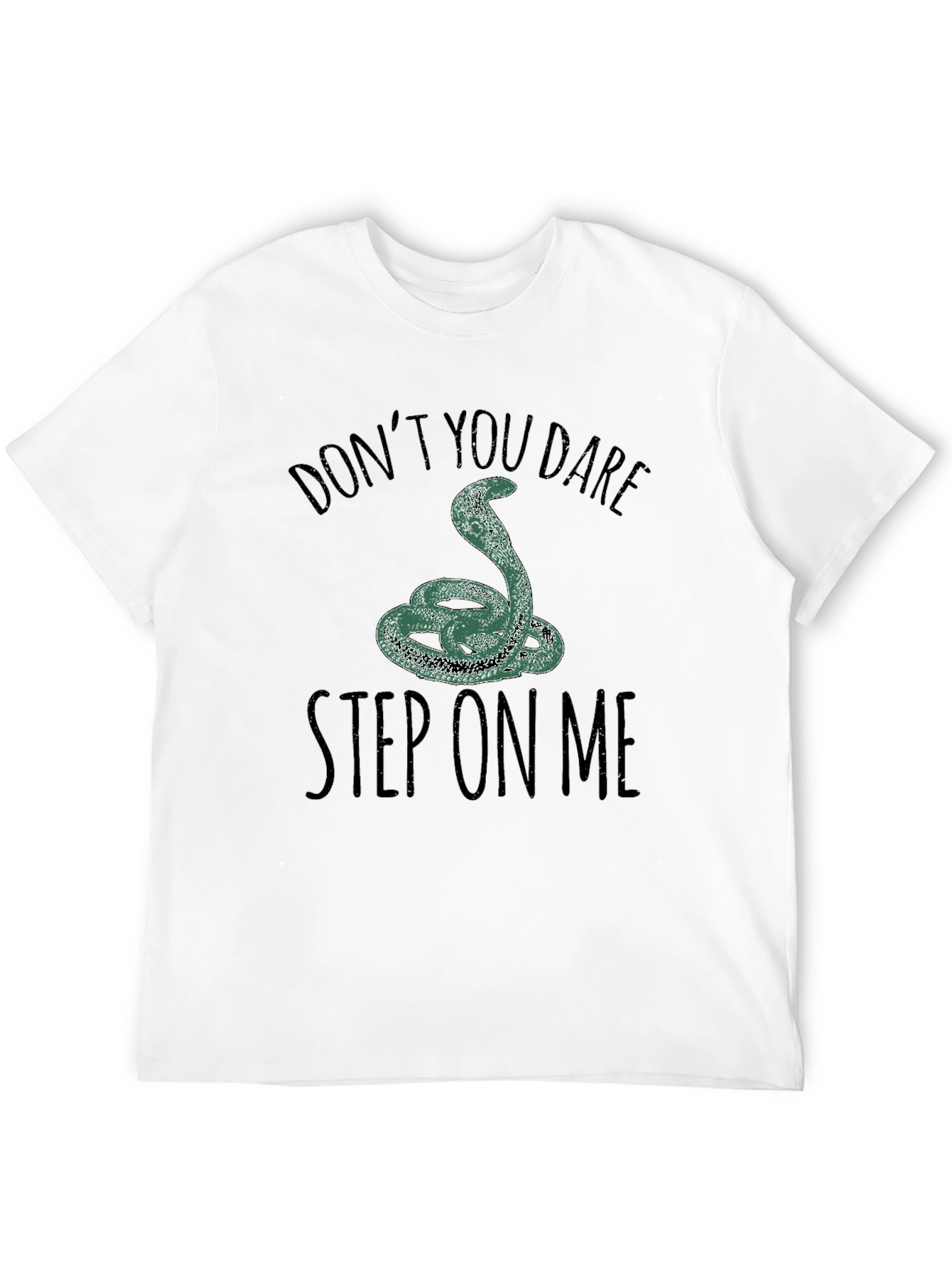 Dont Step On Me Graphic Tee - Black