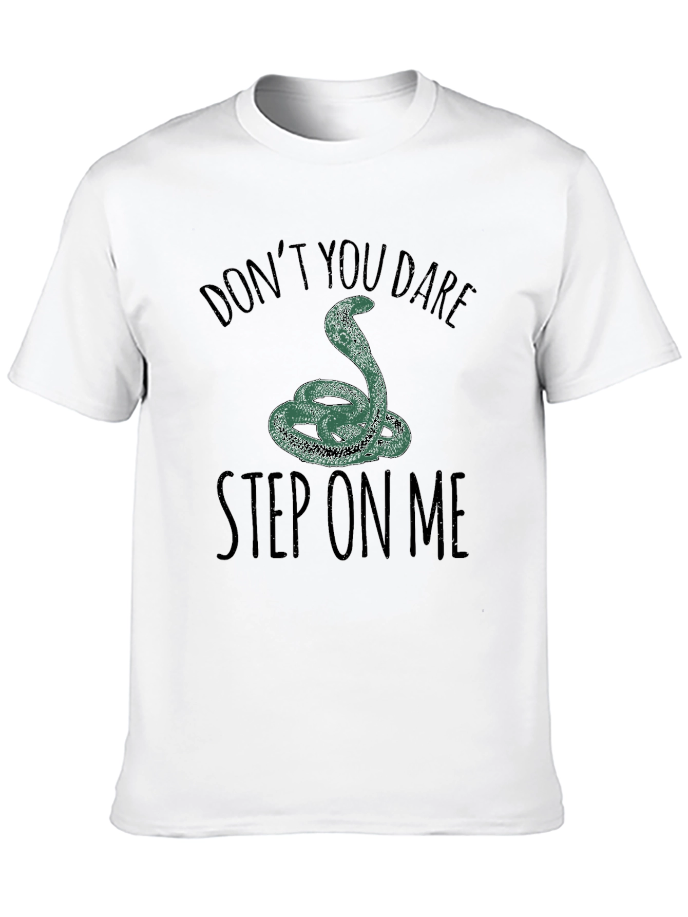 Dont Step On Me Graphic Tee - Black