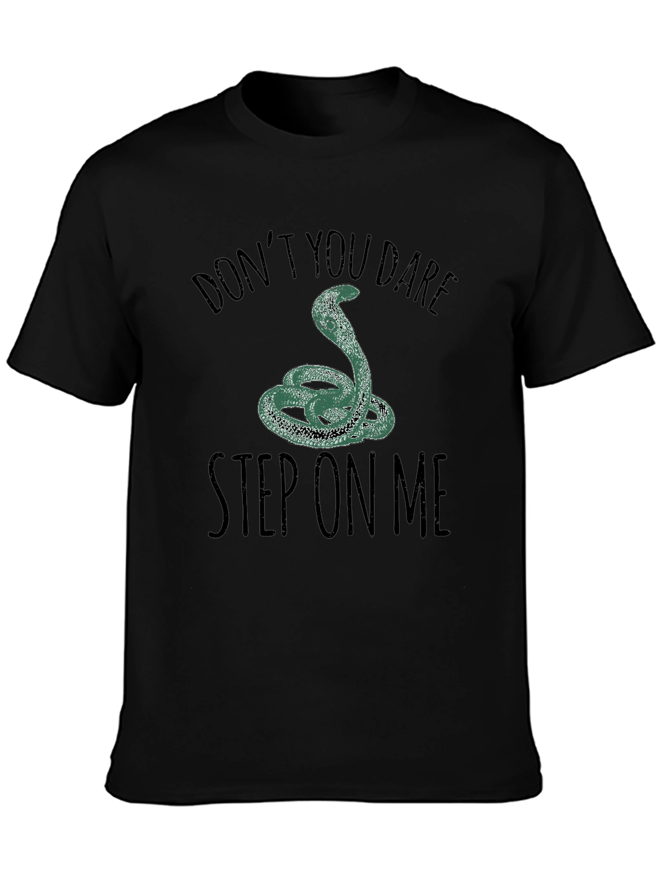 Dont Step On Me Graphic Tee - Black