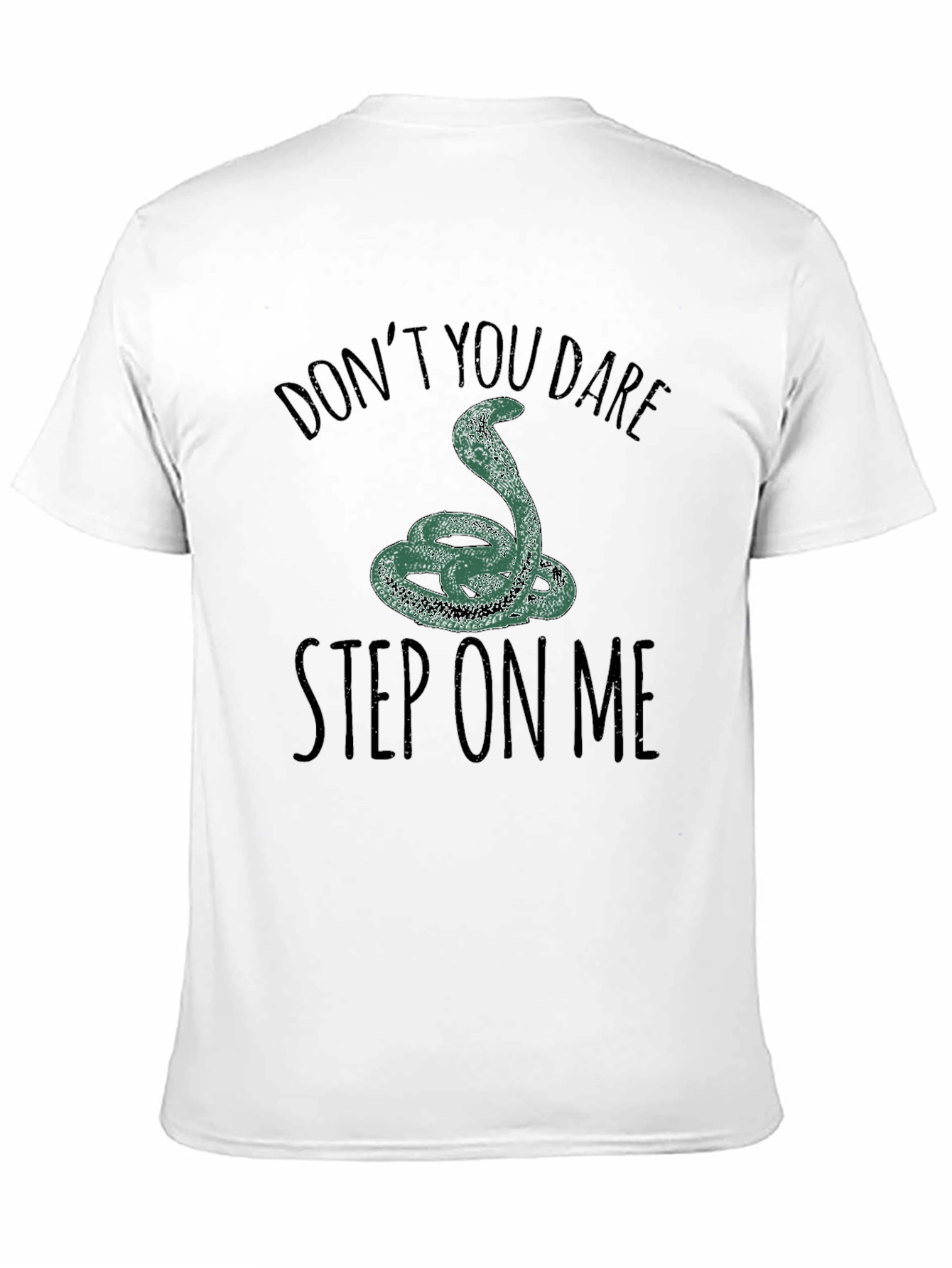 Dont Step On Me Graphic Tee - Black