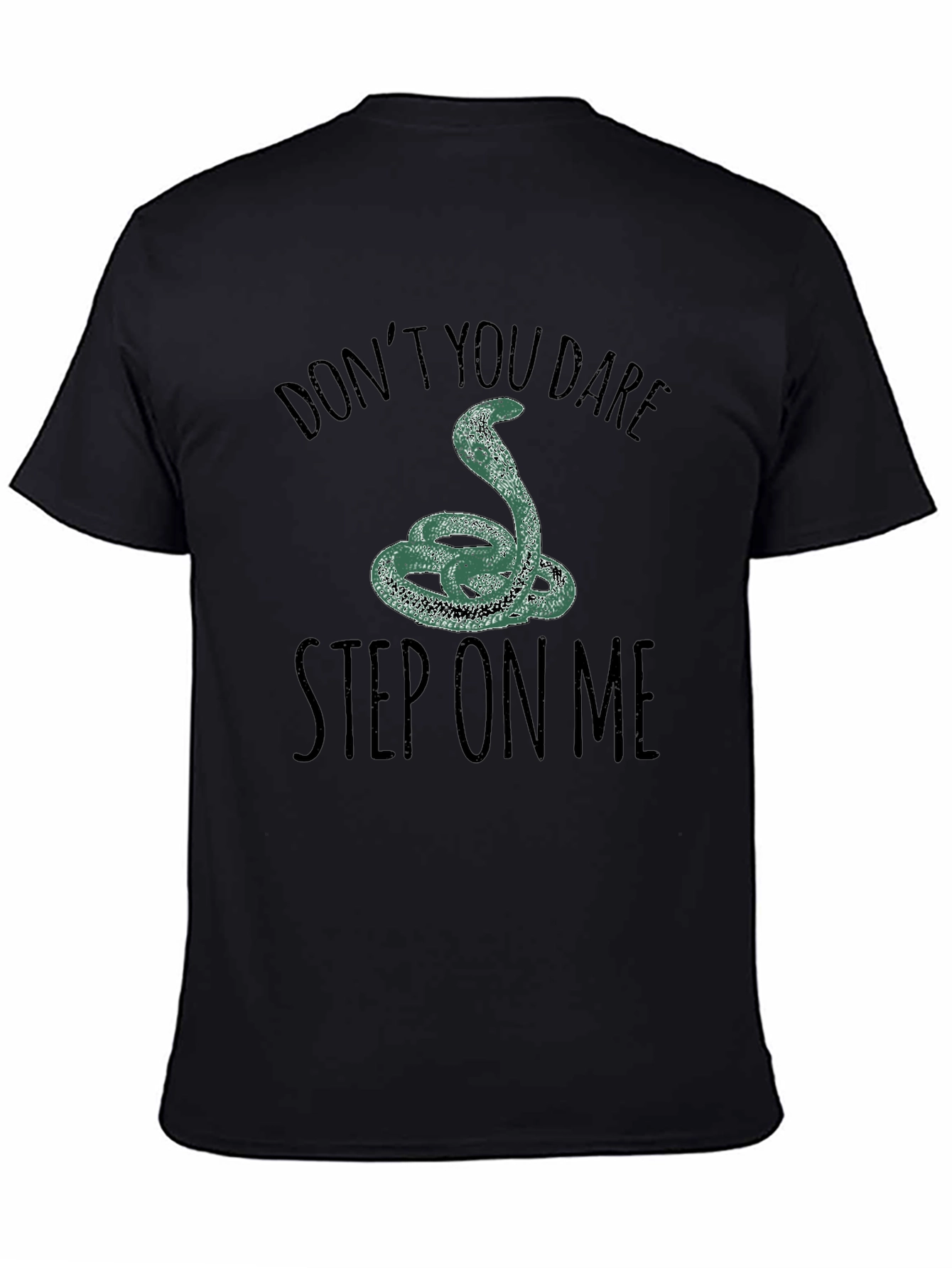 Dont Step On Me Graphic Tee - Black