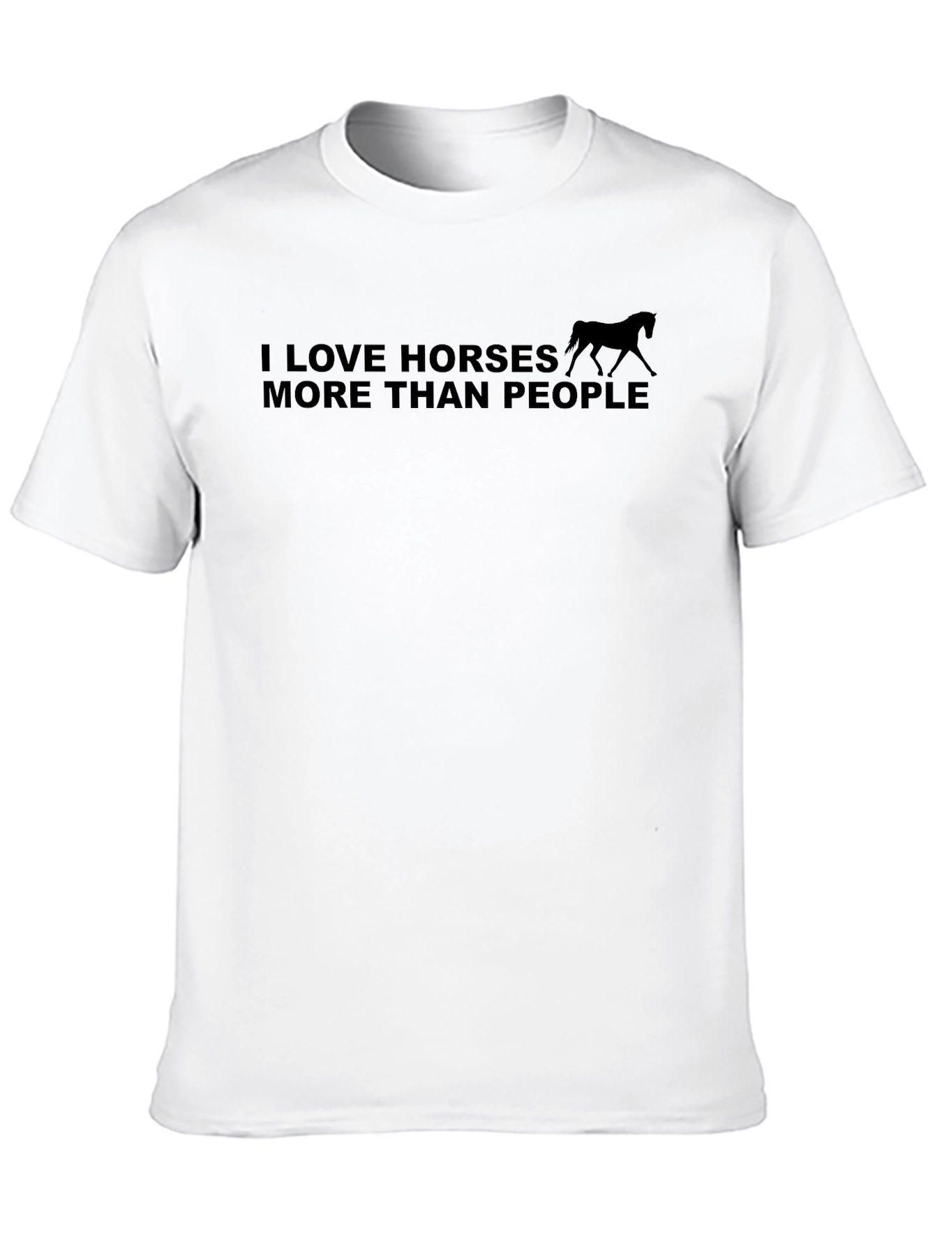 I Love Horses More Than People T-Shirt