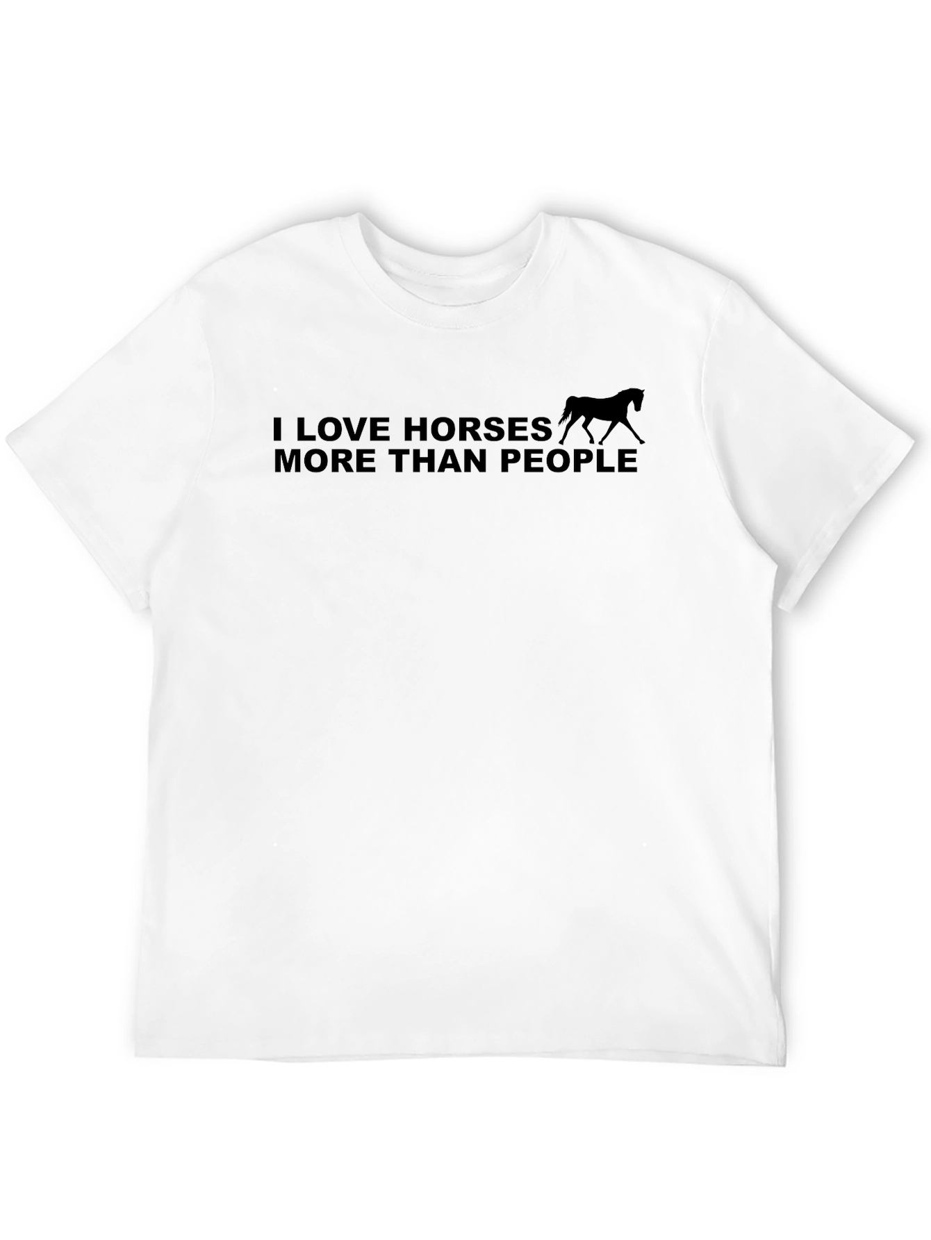 I Love Horses More Than People T-Shirt