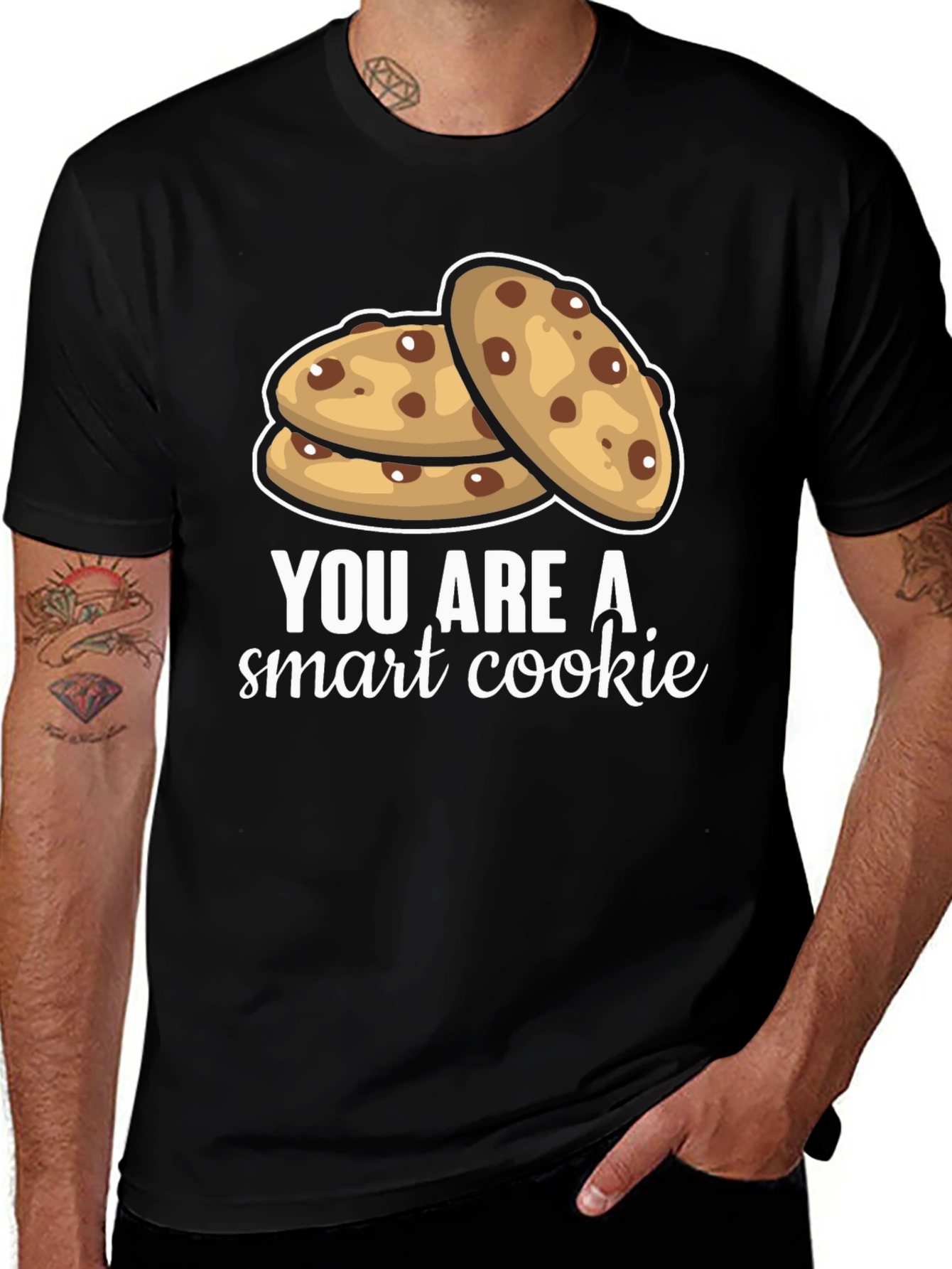 You Are A Smart Cookie Black Graphic Tee