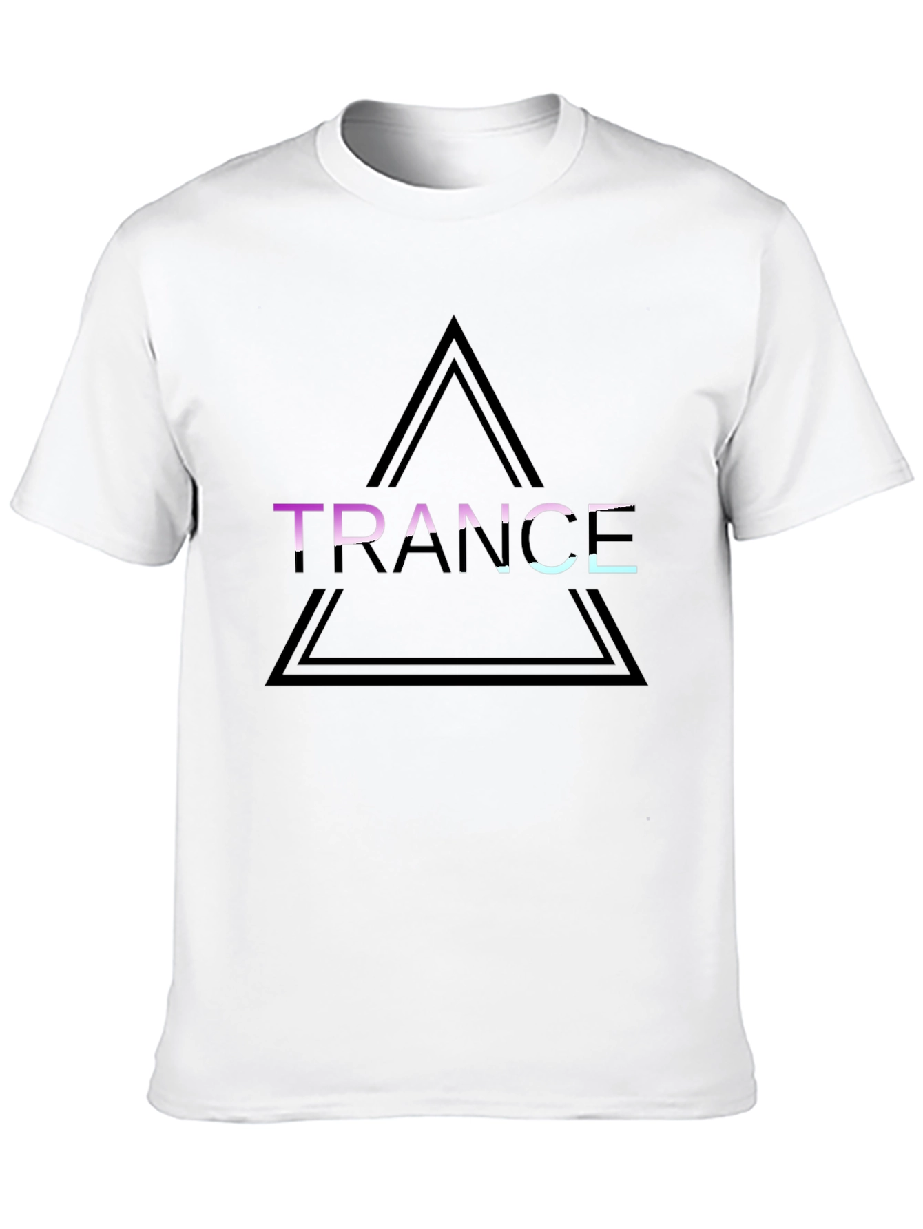 Trance Graphic Tee - Black Cotton Shirt