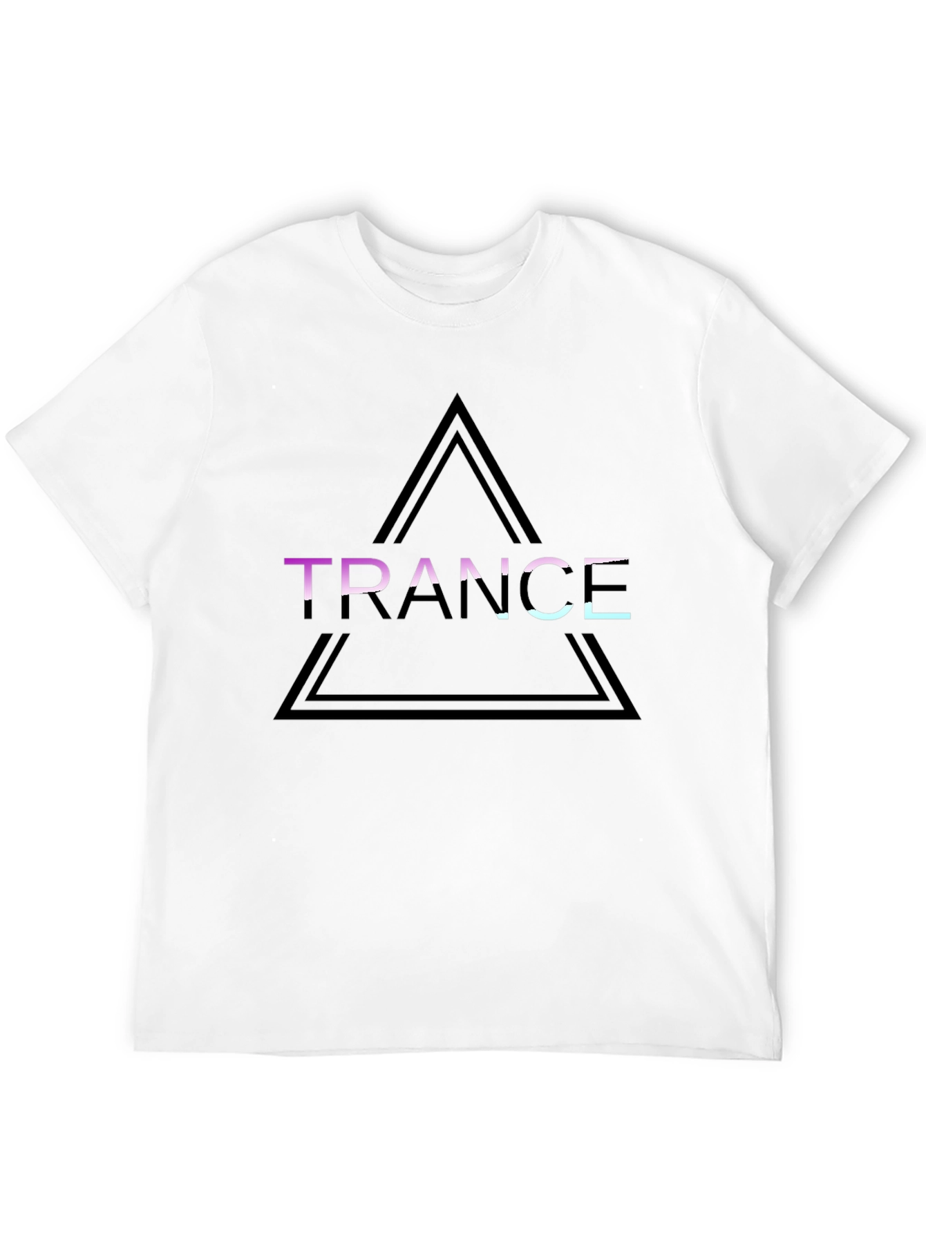 Trance Graphic Tee - Black Cotton Shirt