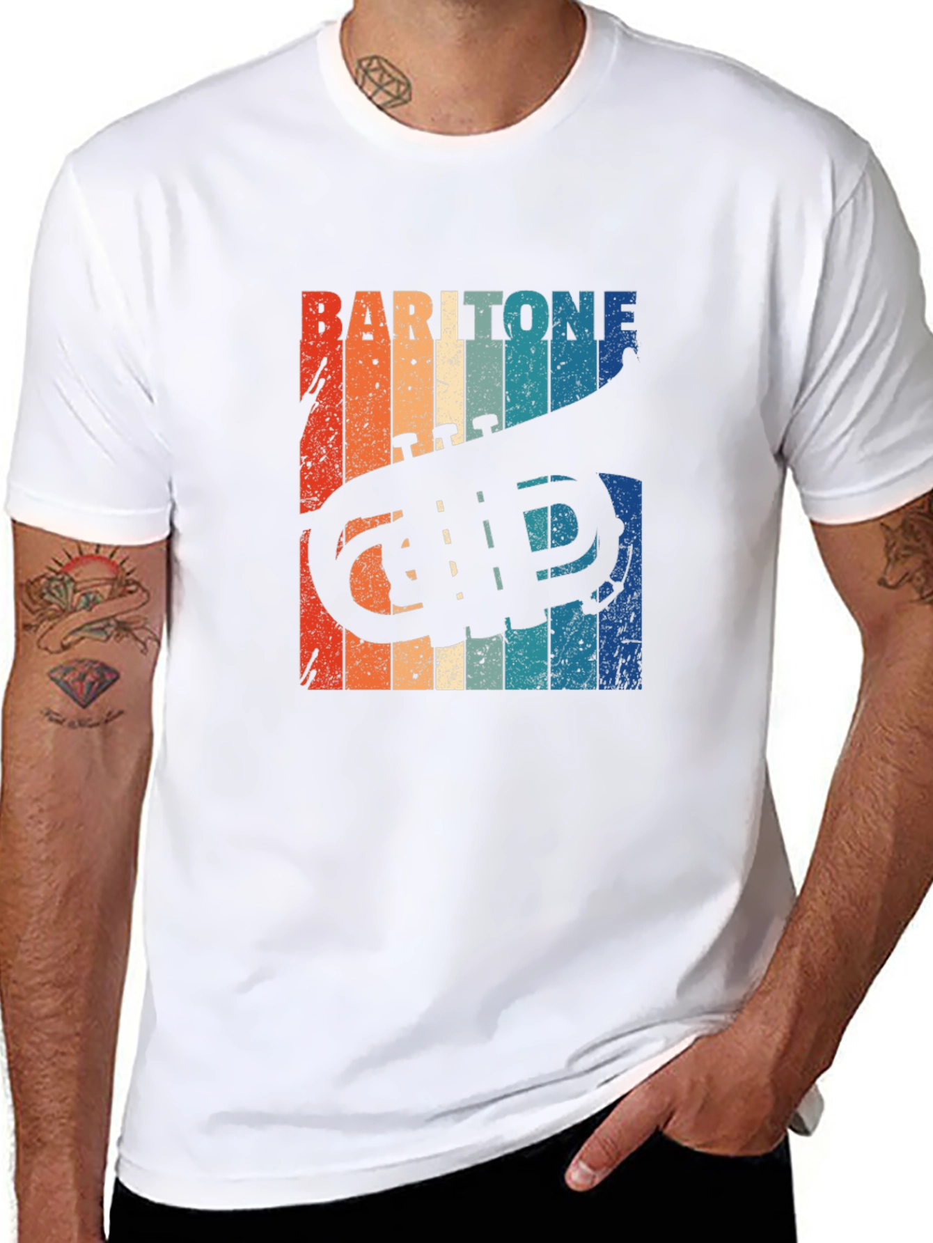 Retro Baritone Horn T-Shirt
