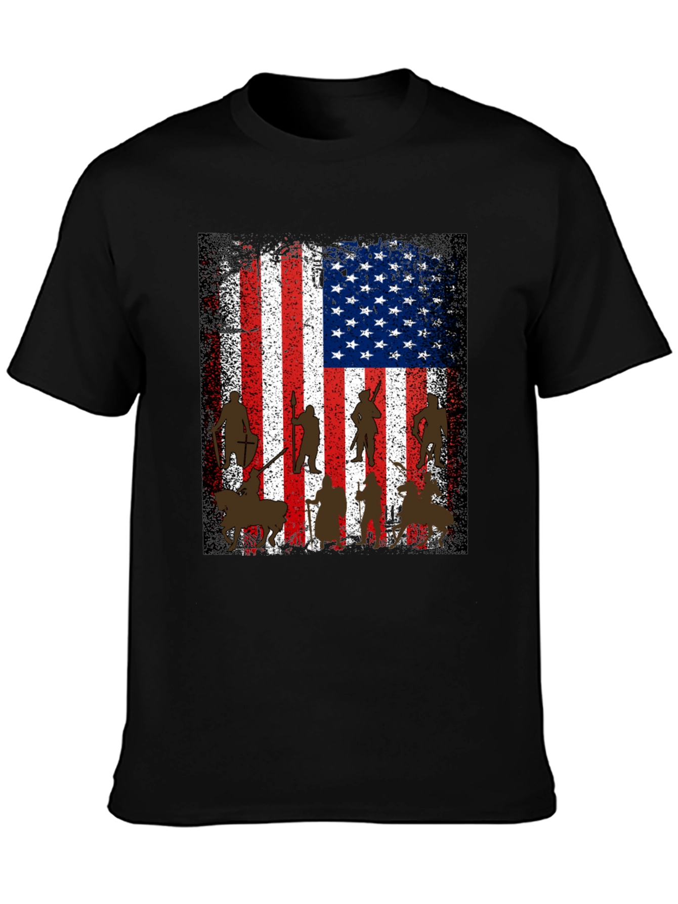 American Flag Knight T-Shirt