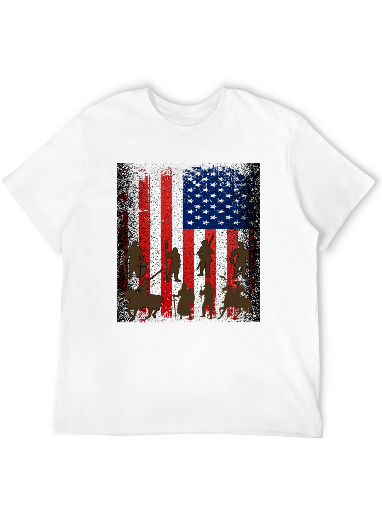 American Flag Knight T-Shirt