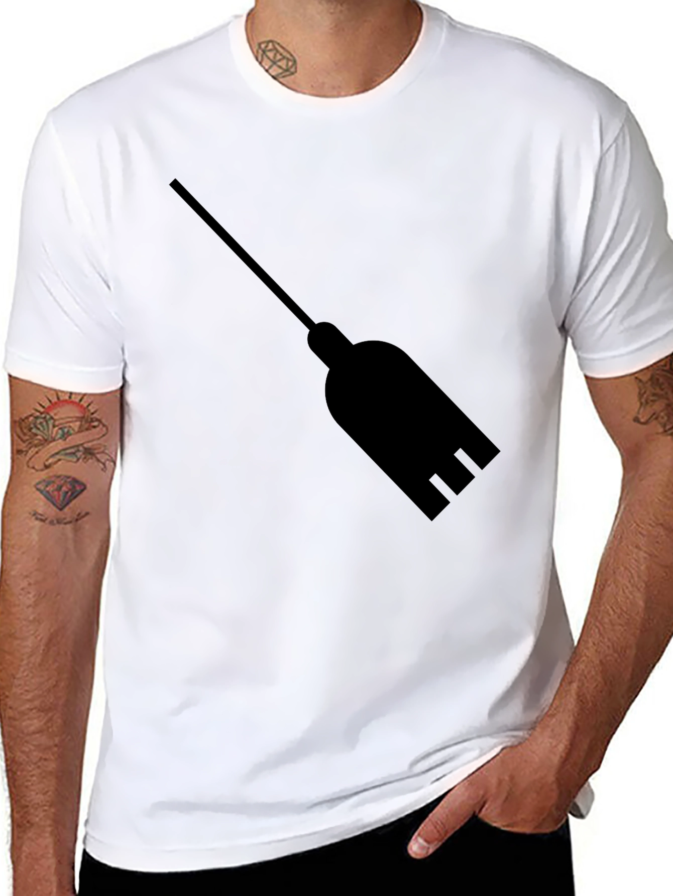 Broomstick Graphic Tee - Classic Black T-Shirt