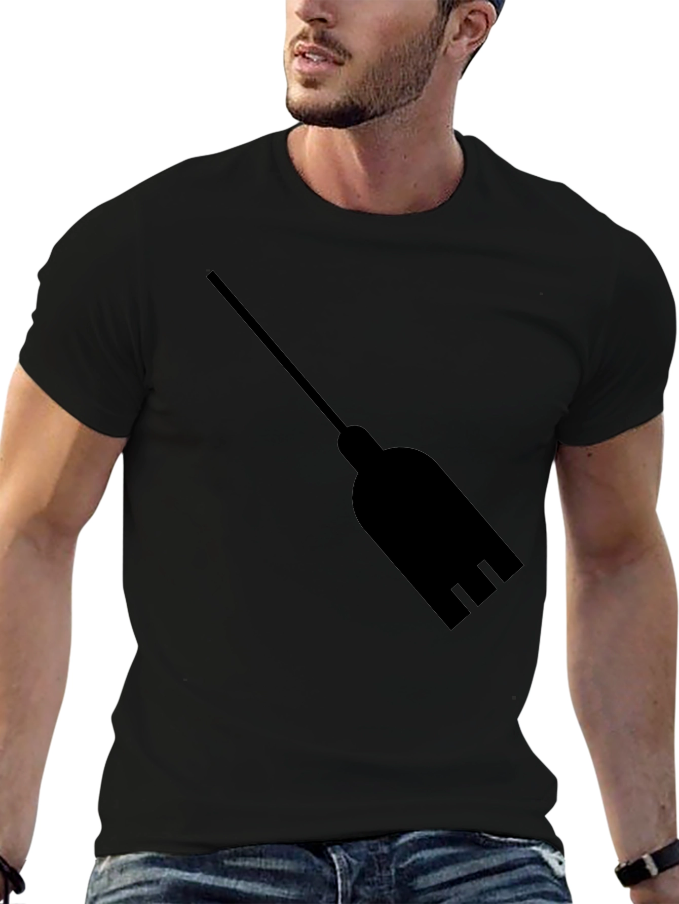 Broomstick Graphic Tee - Classic Black T-Shirt