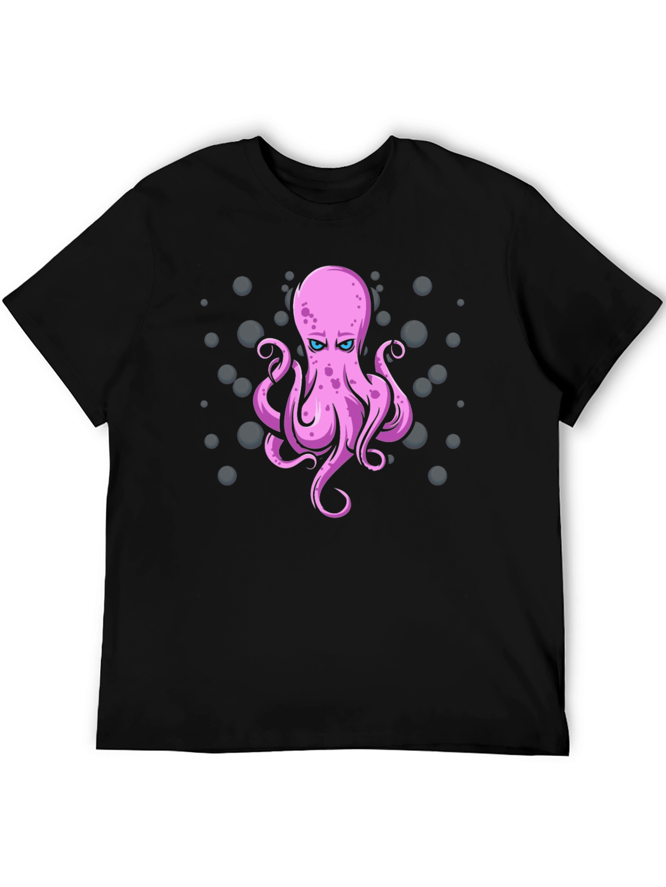 Octopus Graphic T-Shirt - Mens Black Tee