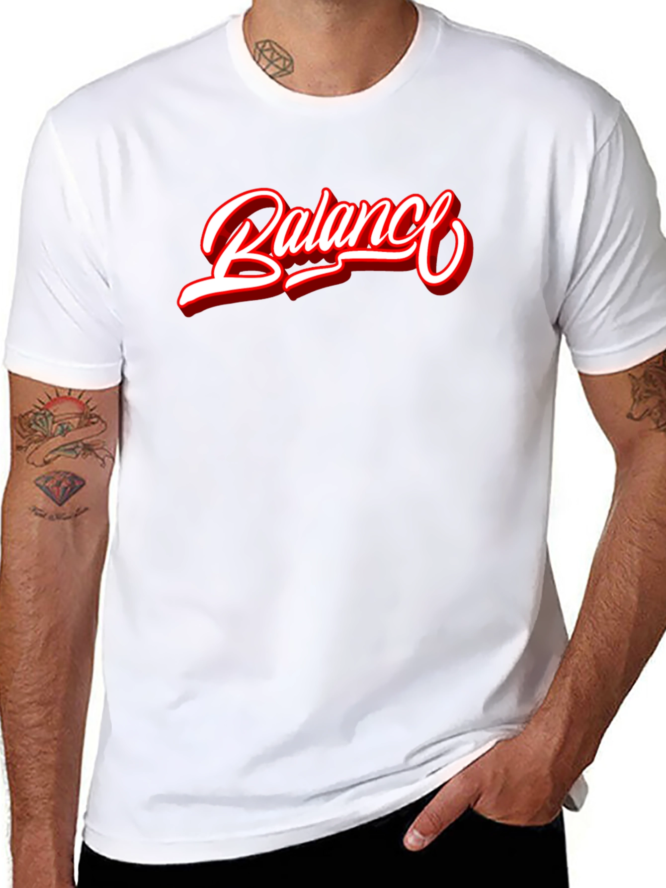 Balance Graphic Tee - Cool Casual Wear
