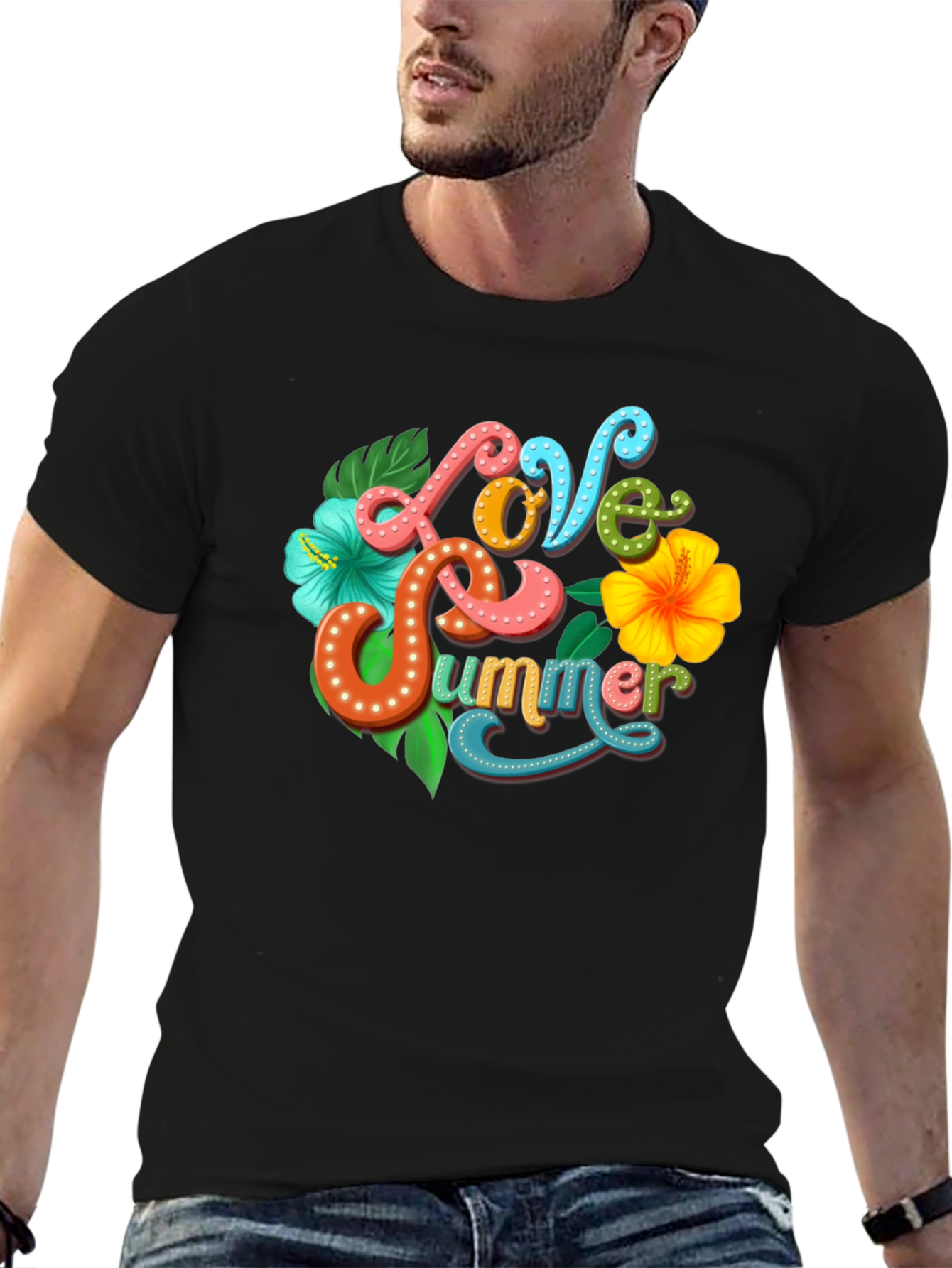 Love Summer Graphic Tee - Tropical Vibe