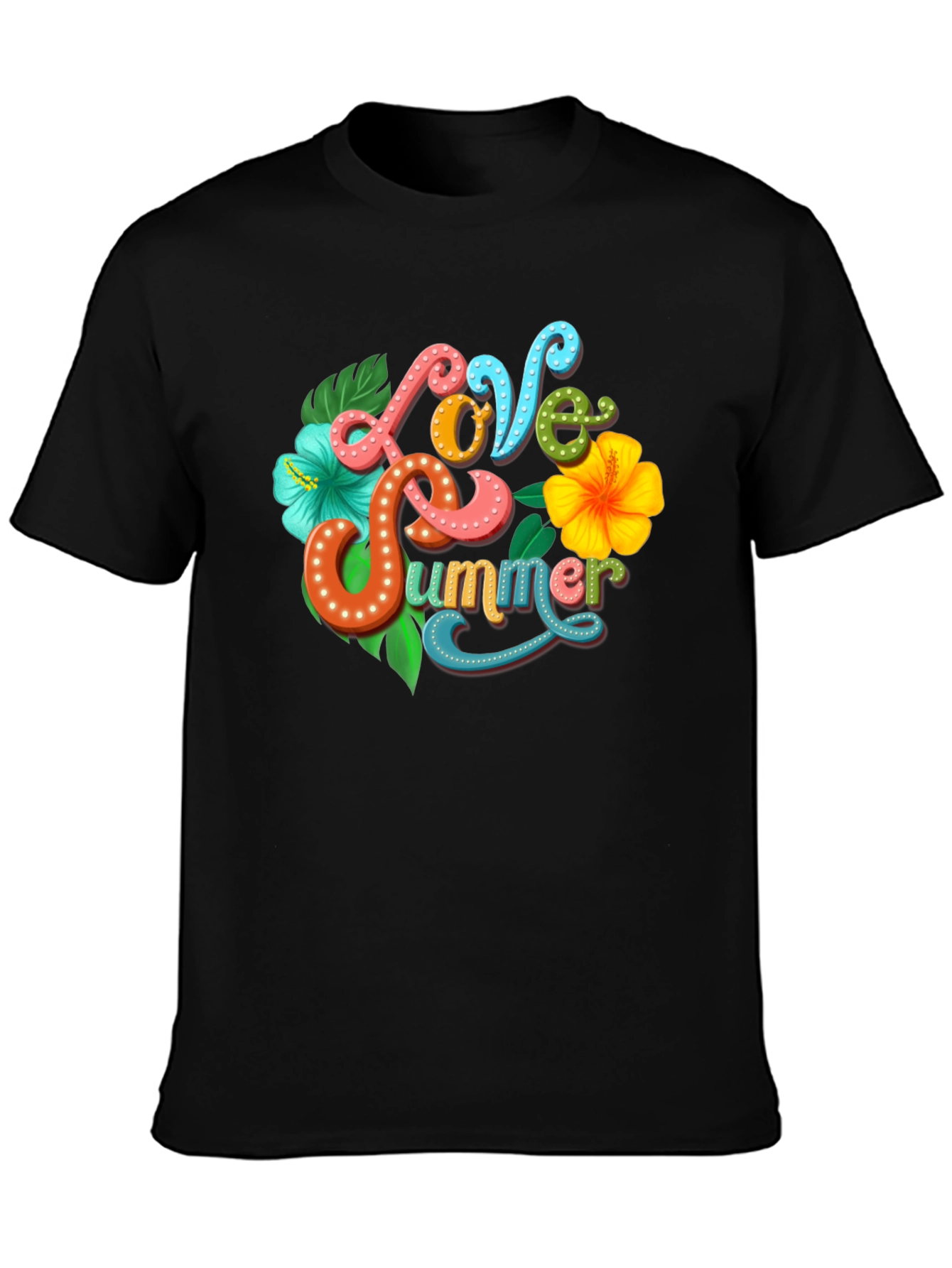 Love Summer Graphic Tee - Tropical Vibe