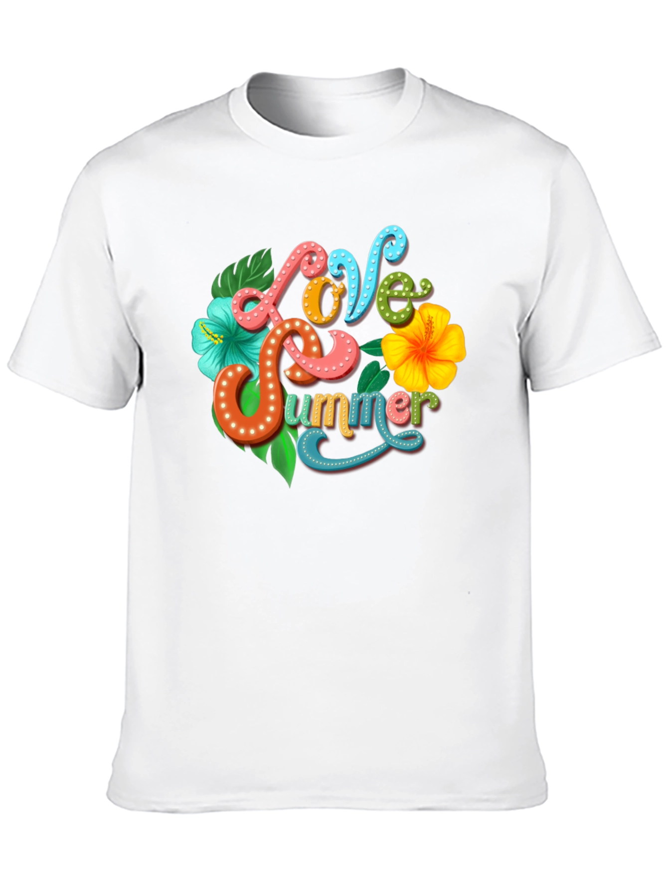 Love Summer Graphic Tee - Tropical Vibe