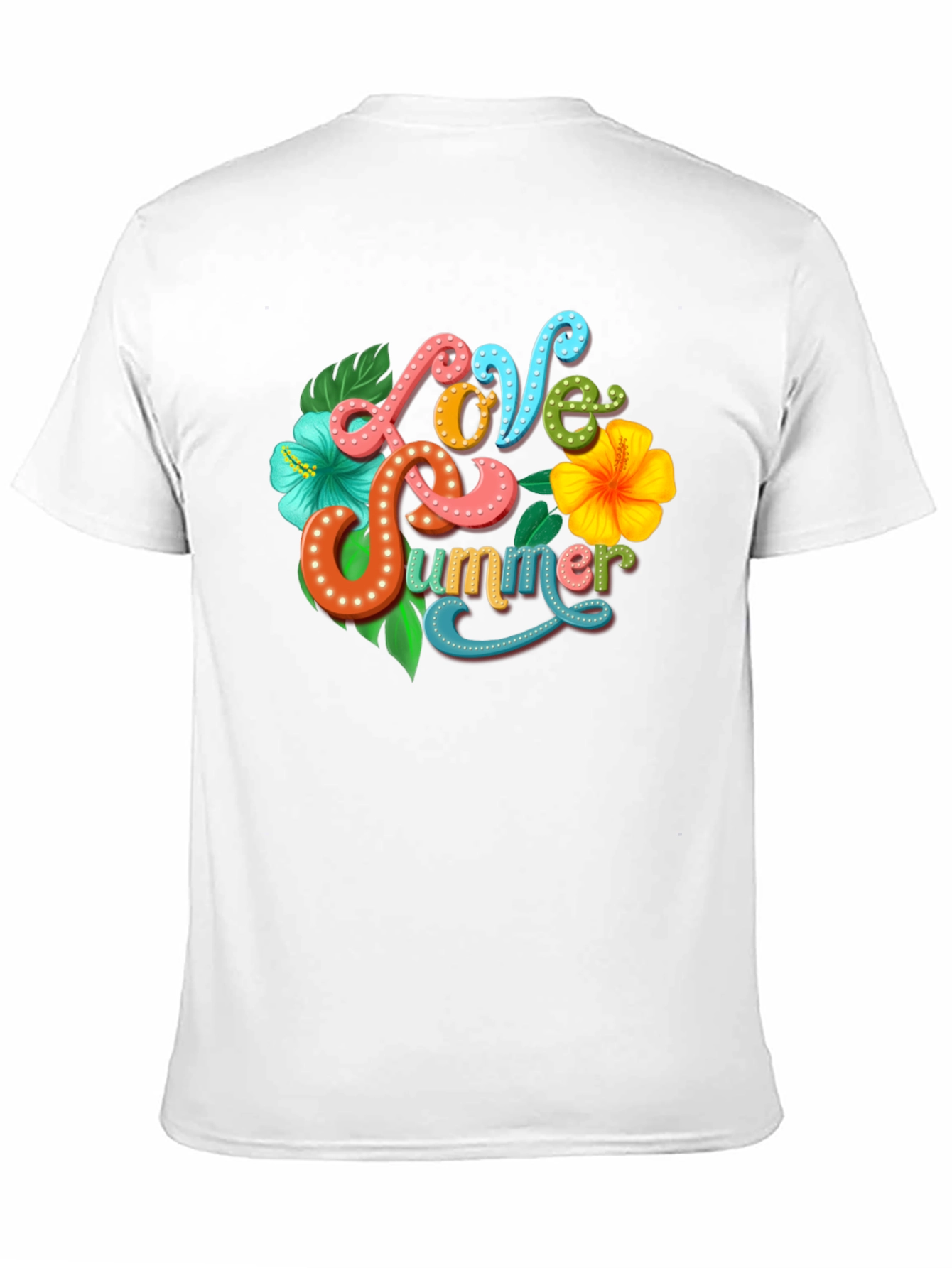 Love Summer Graphic Tee - Tropical Vibe
