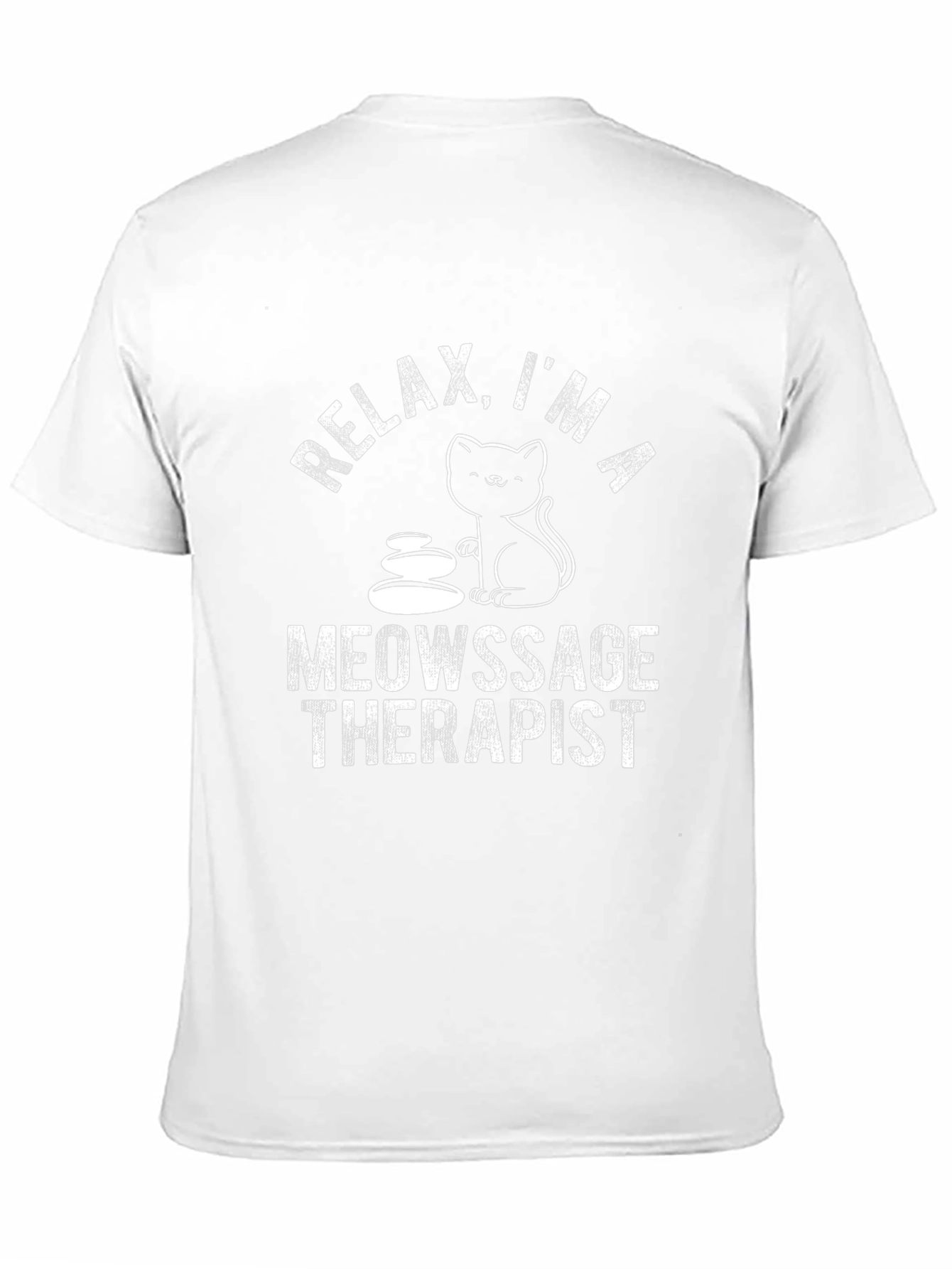 Relax Meowsage Therapist T-Shirt