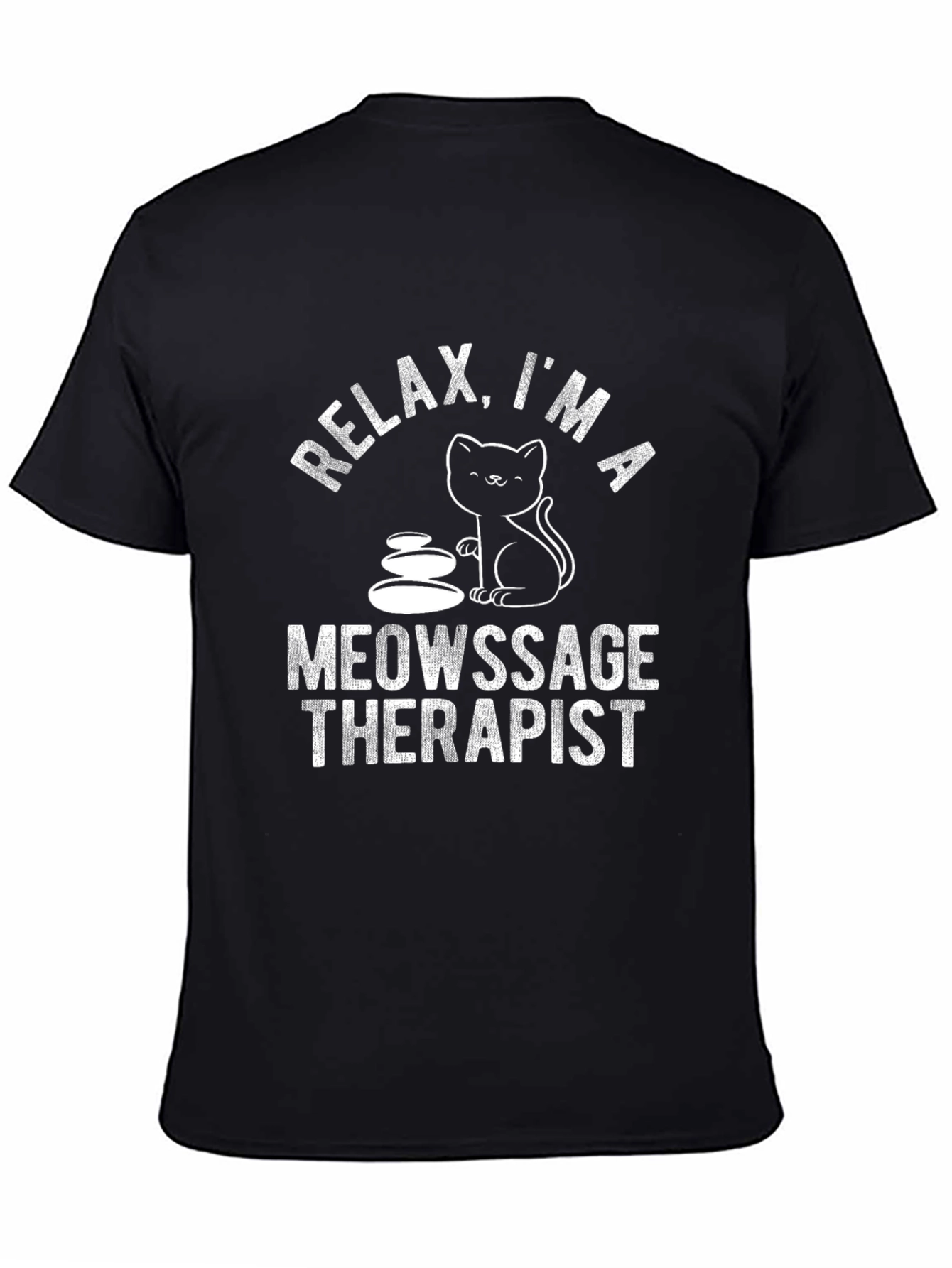 Relax Meowsage Therapist T-Shirt