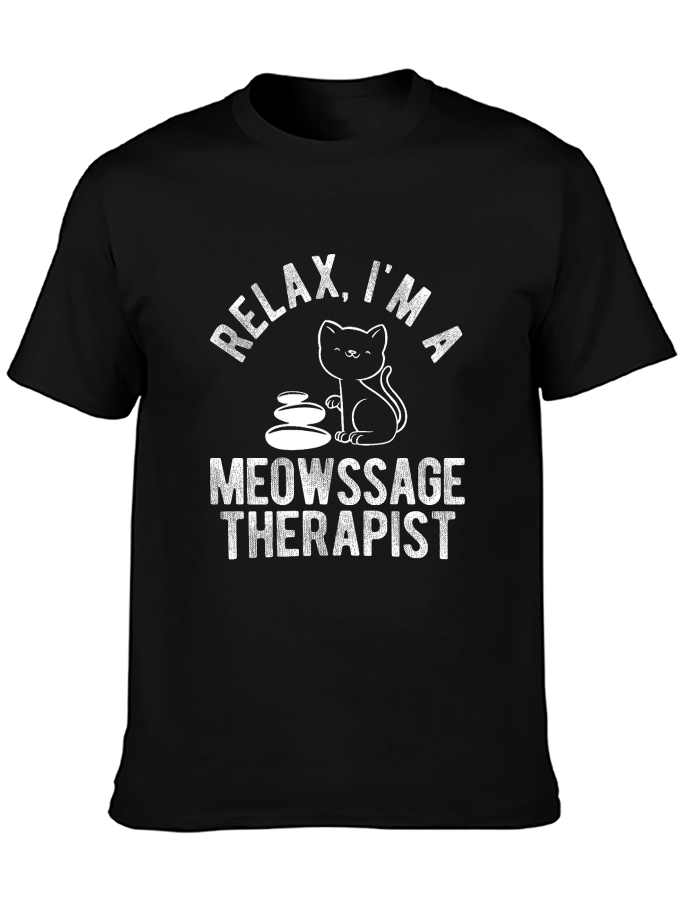 Relax Meowsage Therapist T-Shirt