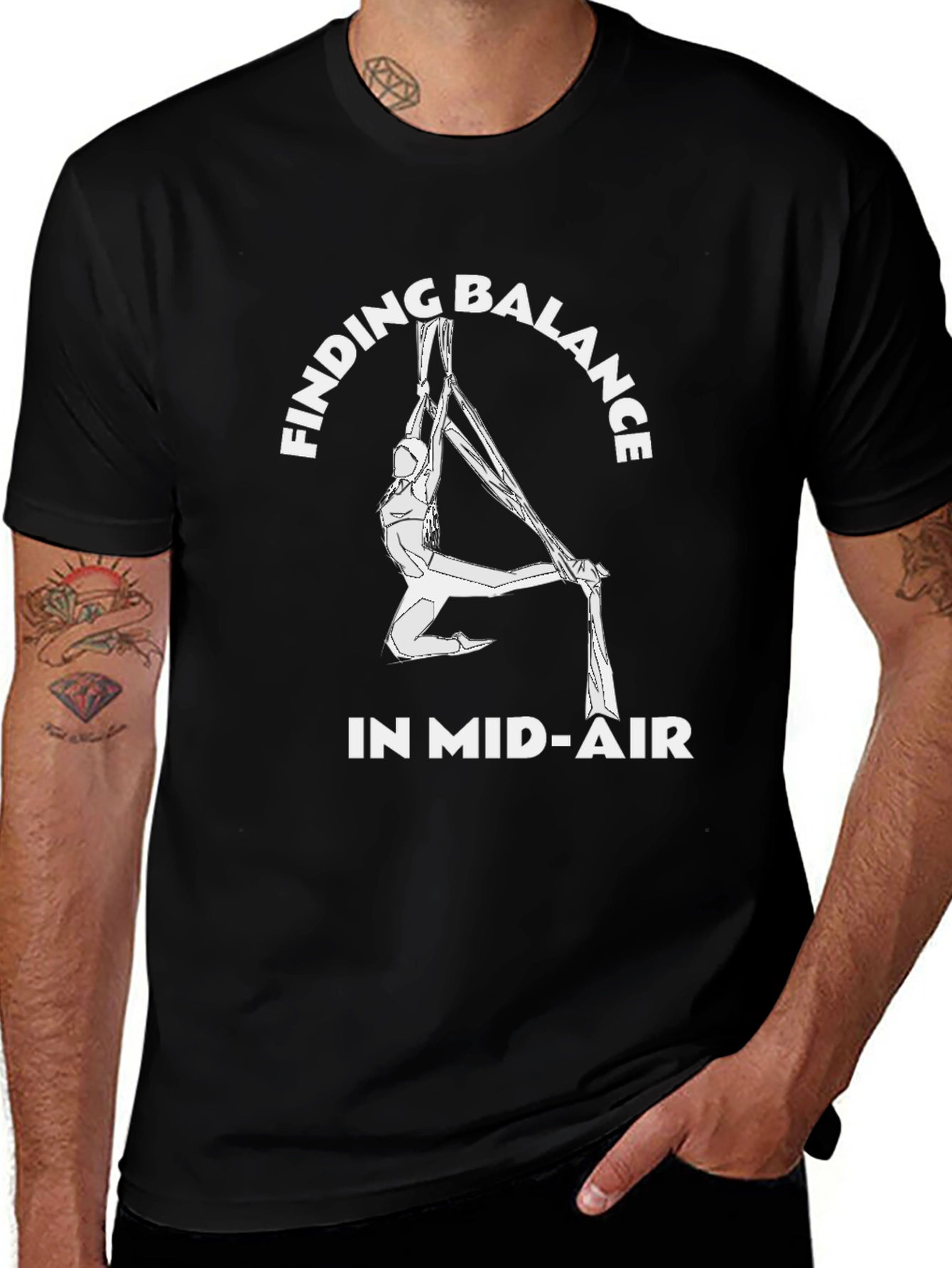 Finding Balance Tee - Aerial Silks T-Shirt