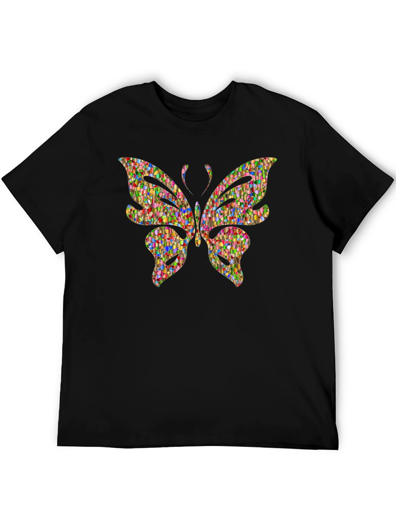 Butterfly Mosaic Graphic T-Shirt