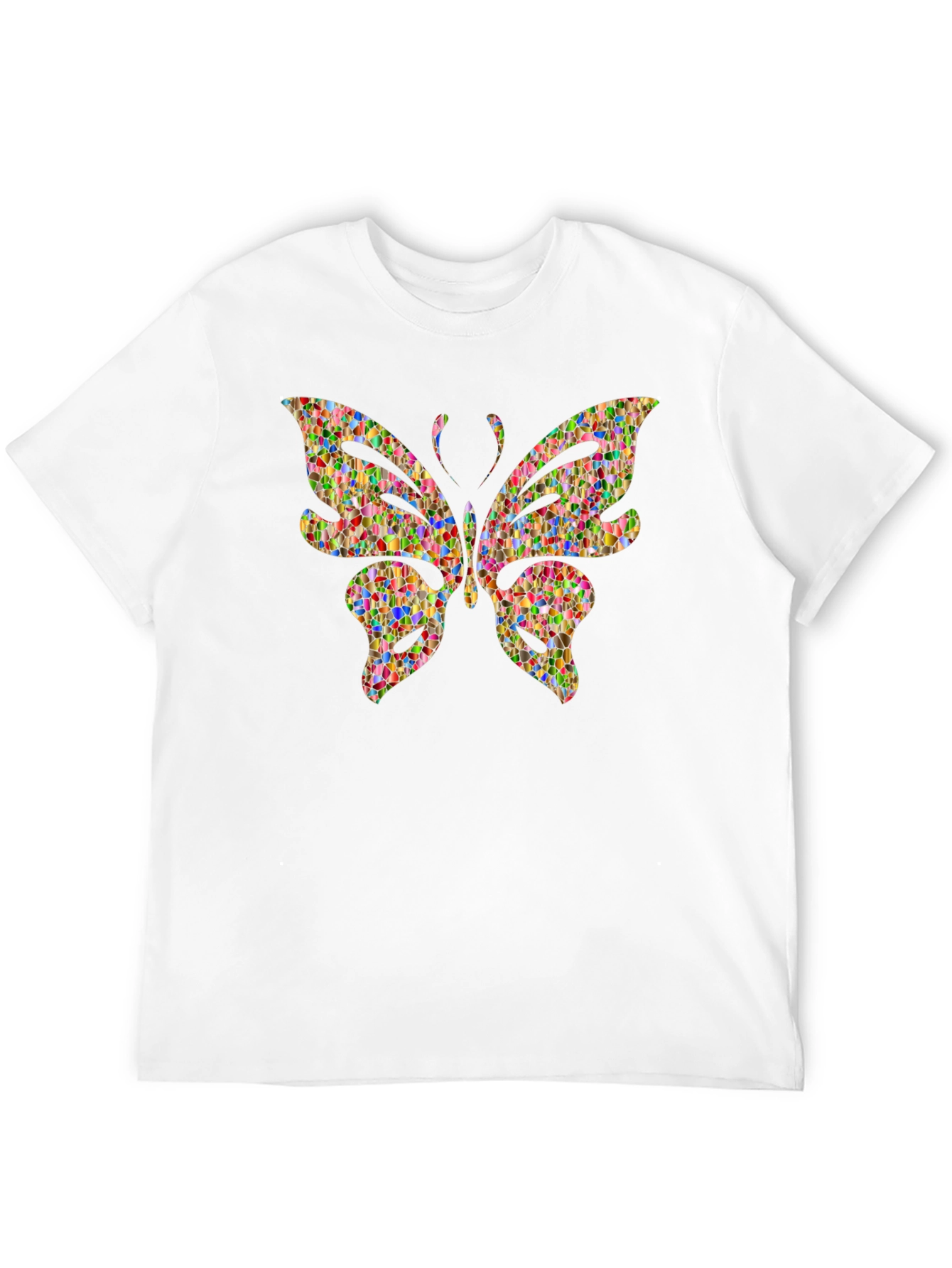 Butterfly Mosaic Graphic T-Shirt