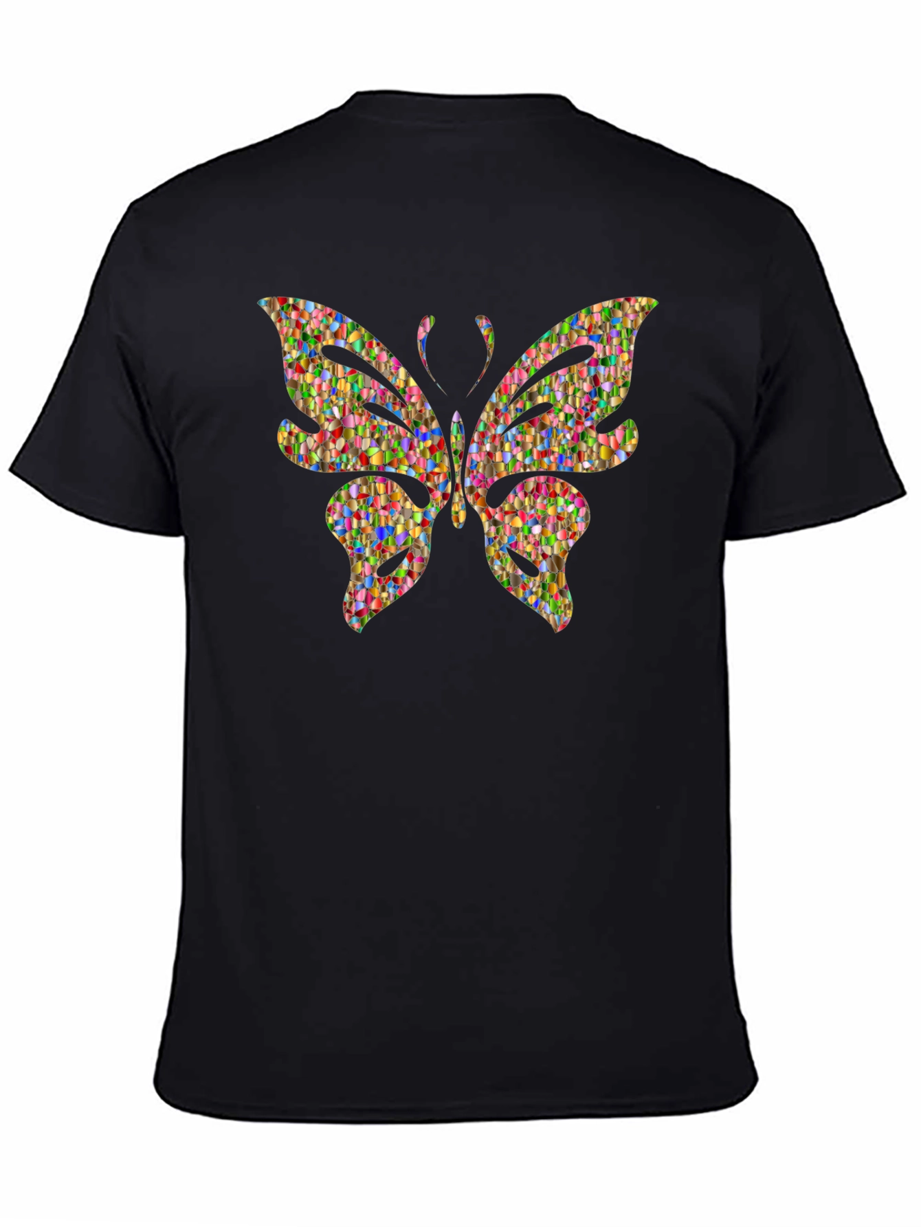 Butterfly Mosaic Graphic T-Shirt