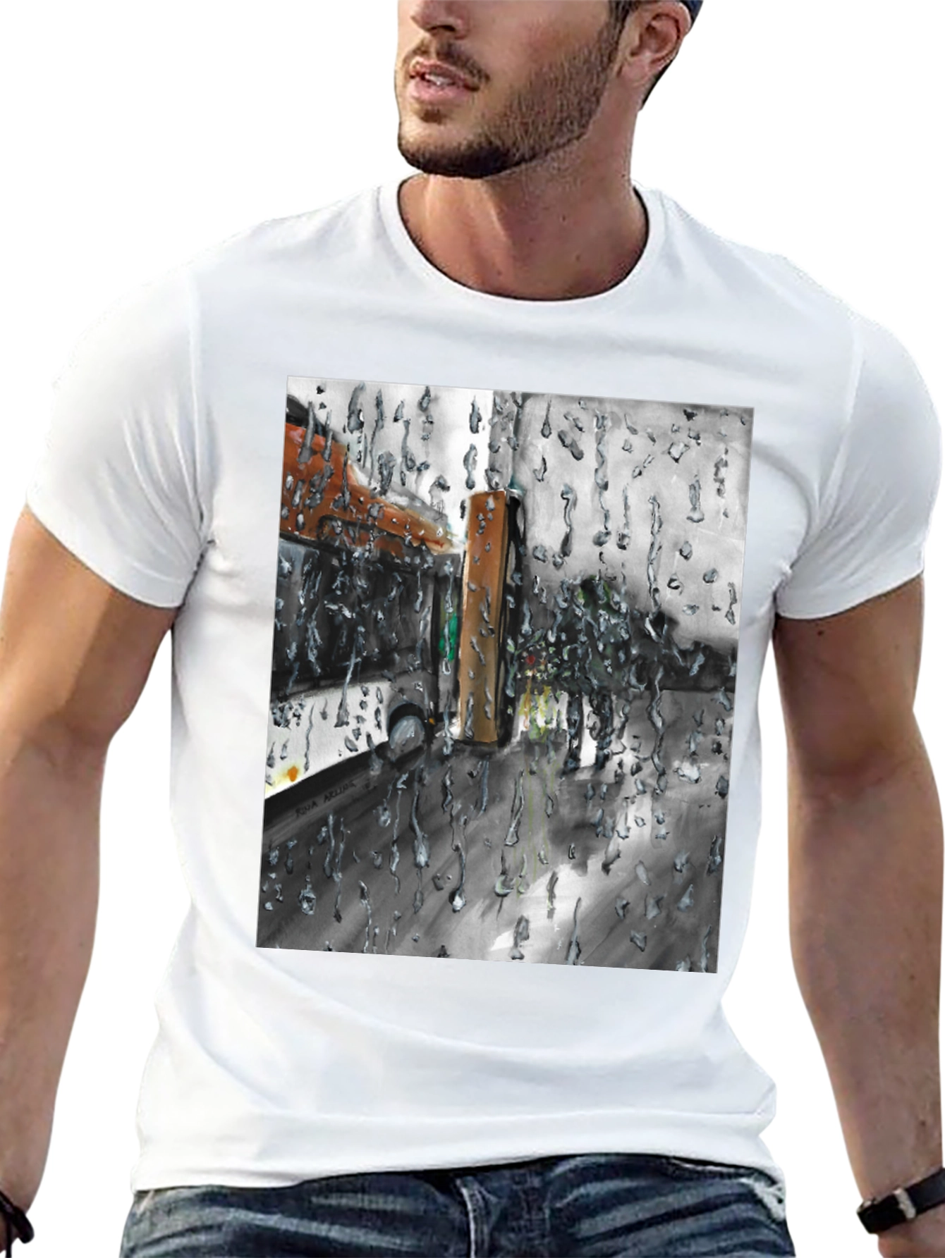 Rainy Day Graphic T-Shirt