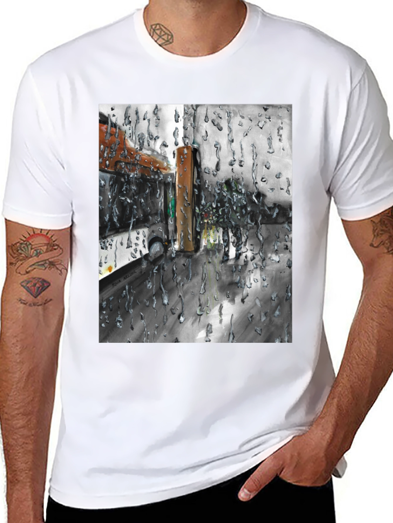 Rainy Day Graphic T-Shirt