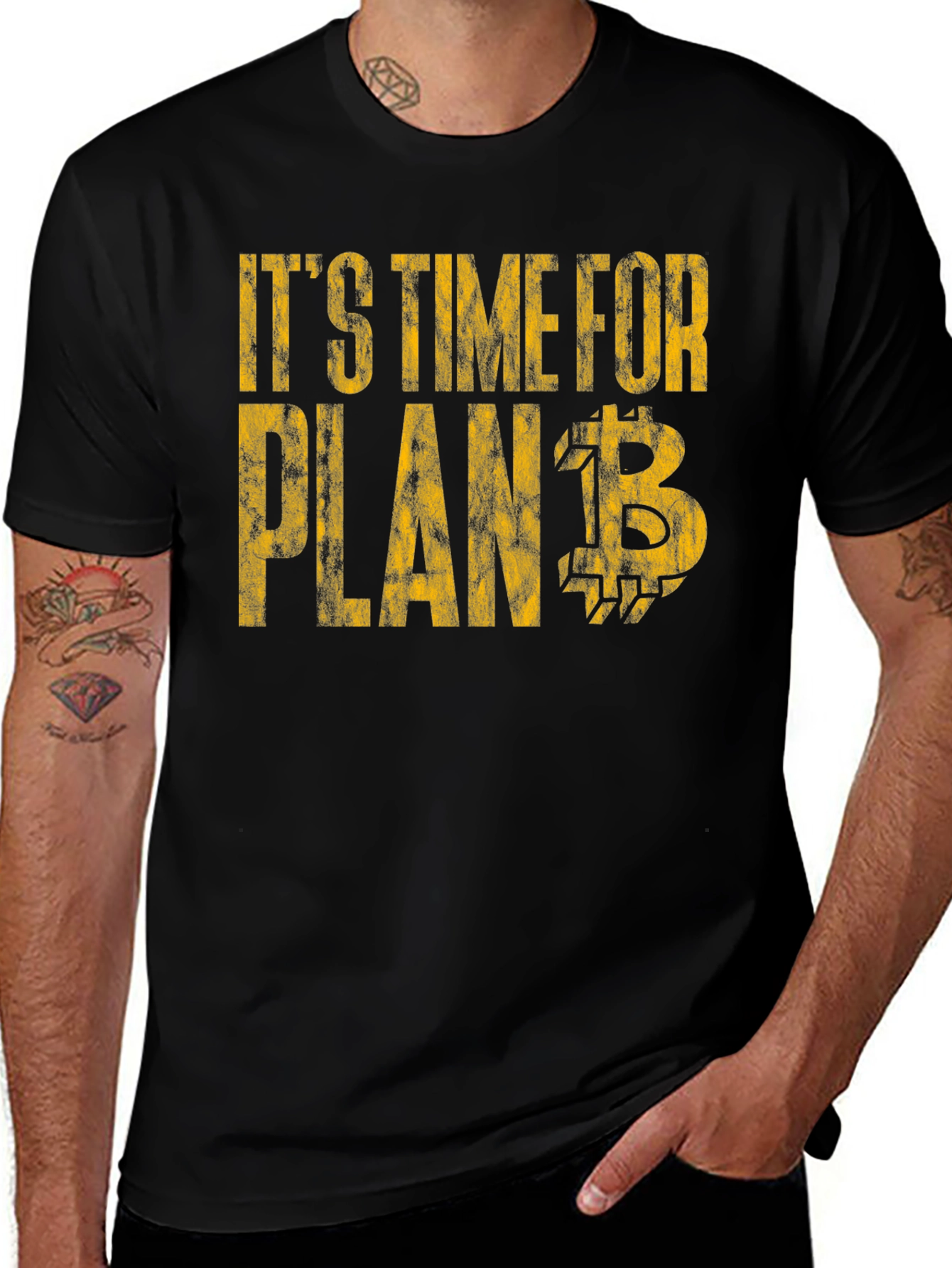 Its Time for Plan B Bitcoin Cryptocurrency T-Shirt