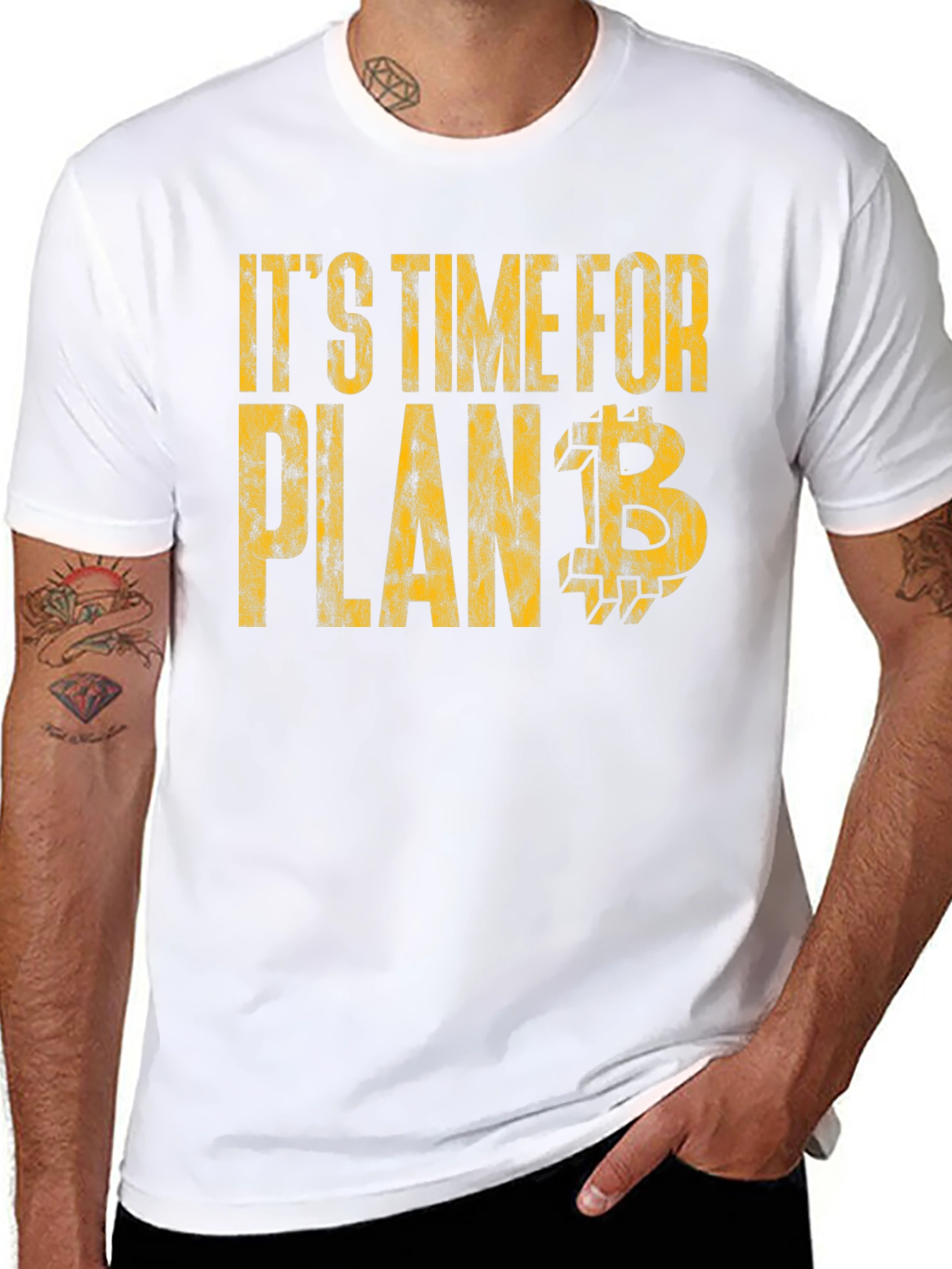 Its Time for Plan B Bitcoin Cryptocurrency T-Shirt