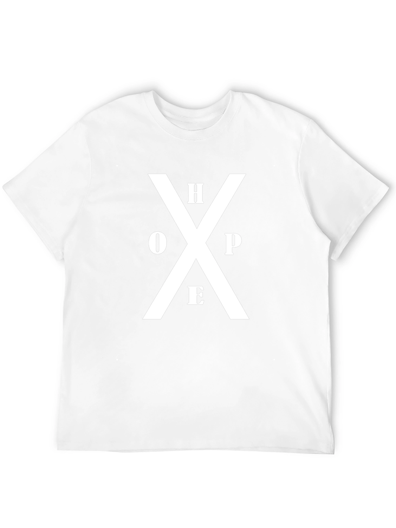 HOPE Graphic Tee - Stylish Cross Design T-Shirt
