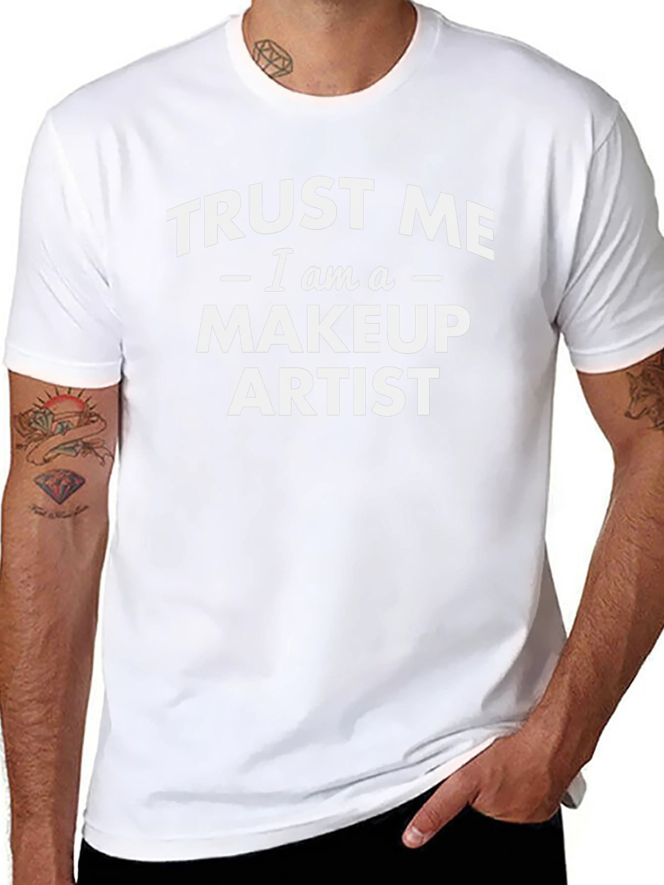 Trust Me I am a Makeup Artist Black T-Shirt
