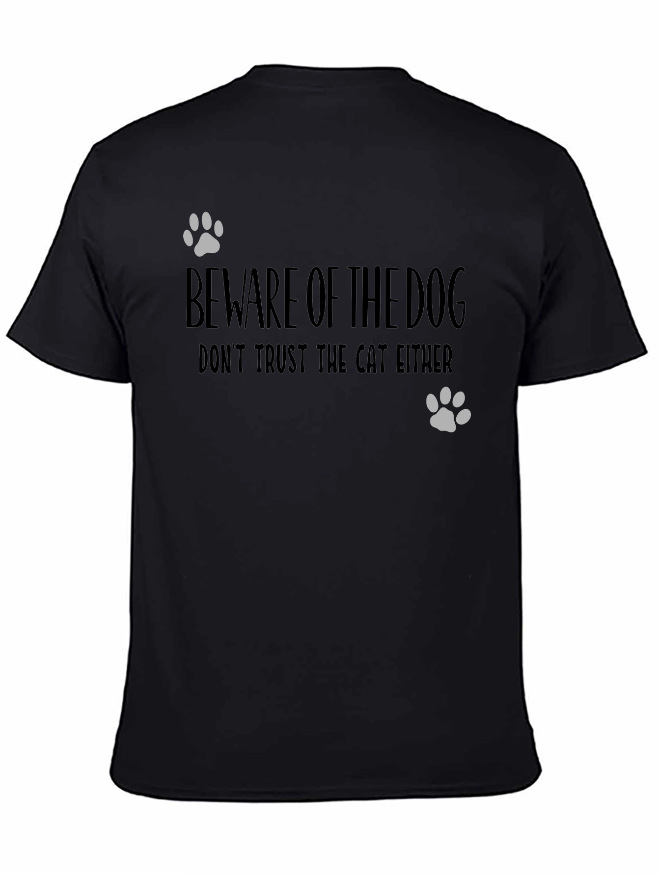Beware of Dog Funny Graphic Tee