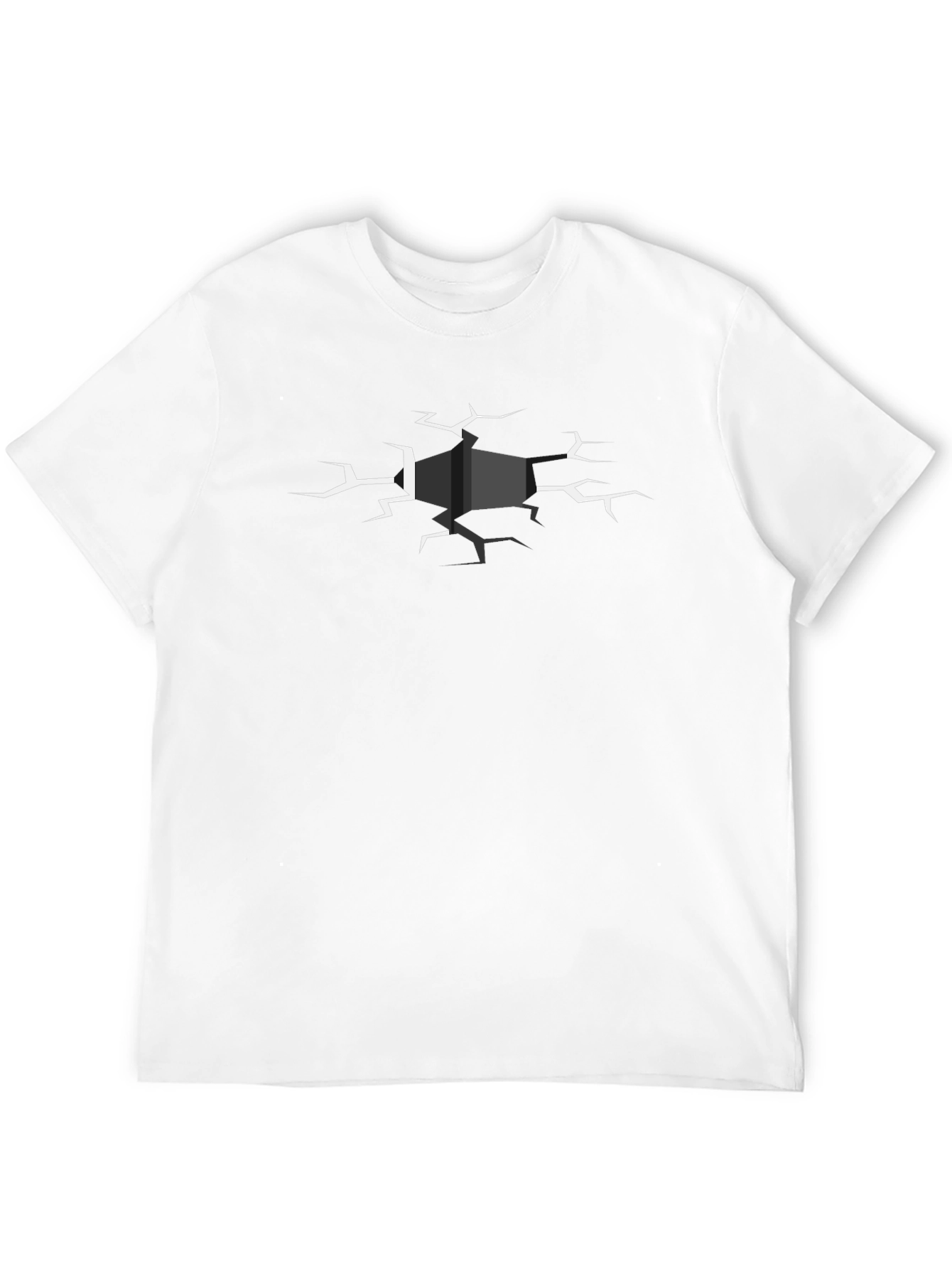 Cracked Box T-Shirt - Modern Graphic Tee