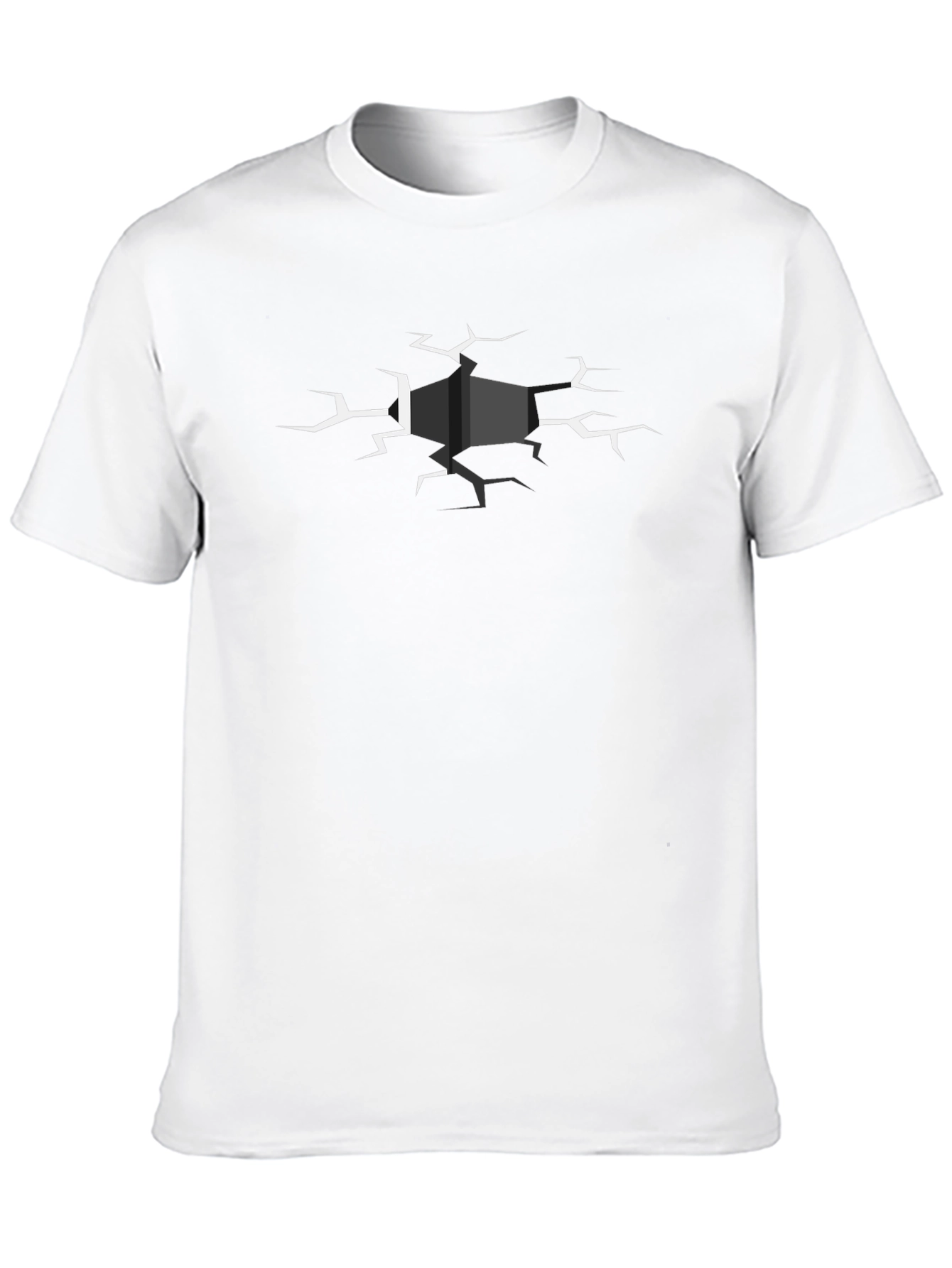 Cracked Box T-Shirt - Modern Graphic Tee